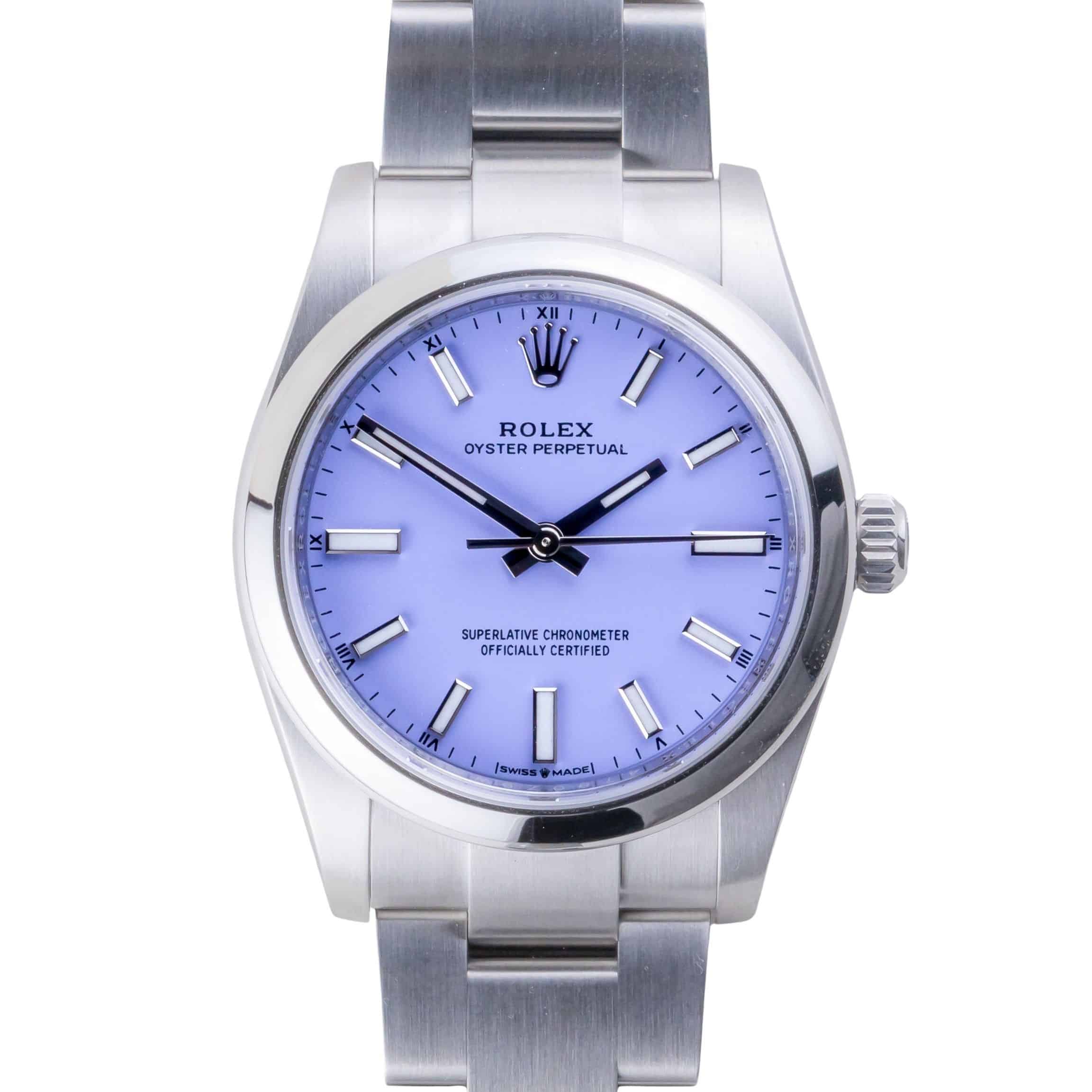 NEW Rolex Oyster Perpetual Lavender 124200 2025 (Volledige Set) 3 NEW Rolex Oyster Perpetual Lavender 124200 2025 (Volledige Set) - Afbeelding 3