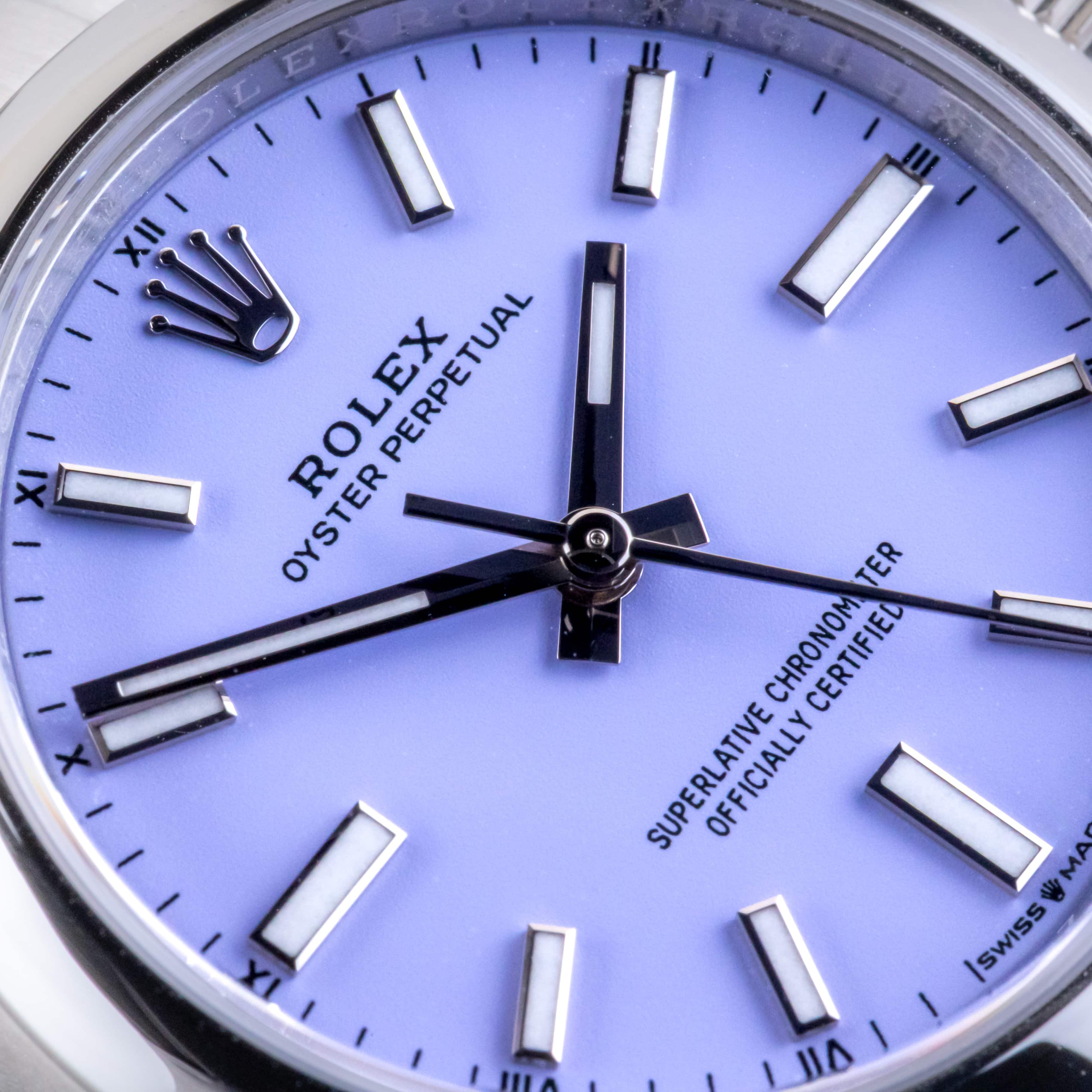 NEW Rolex Oyster Perpetual Lavender 124200 2025 (Volledige Set) 2 NEW Rolex Oyster Perpetual Lavender 124200 2025 (Volledige Set) - Afbeelding 2