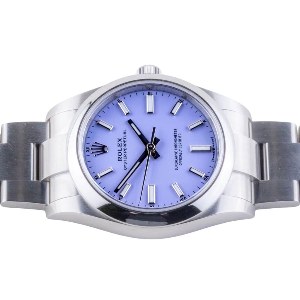 NEW Rolex Oyster Perpetual Lavender 124200 2025 (Volledige Set) 12 2E0B8325 1CG 3M Langedyk Vintage Watches