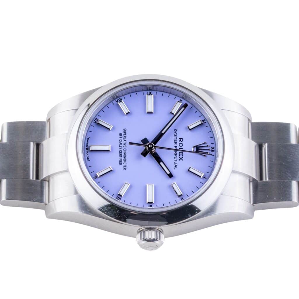 NEW Rolex Oyster Perpetual Lavender 124200 2025 (Volledige Set) 13 2E0B8326 1CG 3M Langedyk Vintage Watches