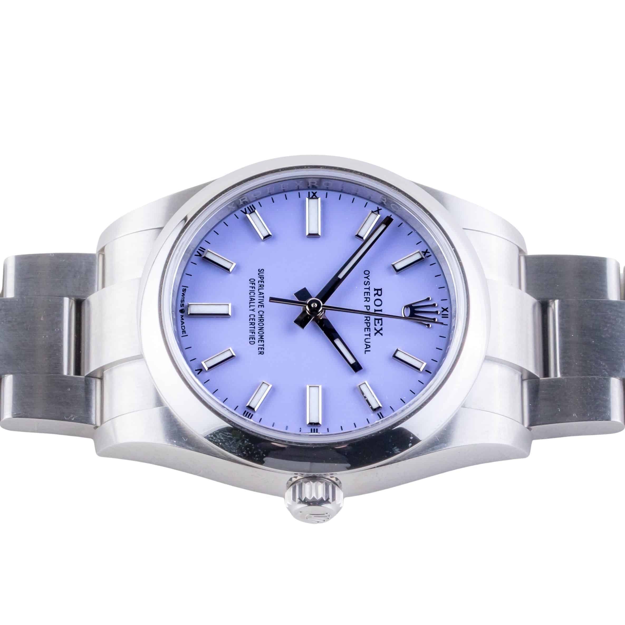 NEW Rolex Oyster Perpetual Lavender 124200 2025 (Volledige Set) 6 NEW Rolex Oyster Perpetual Lavender 124200 2025 (Volledige Set) - Afbeelding 6