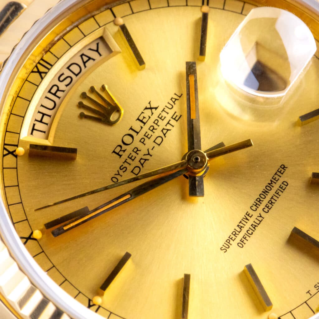 Alternative view of Rolex Day-Date Champagne 18038 1979
