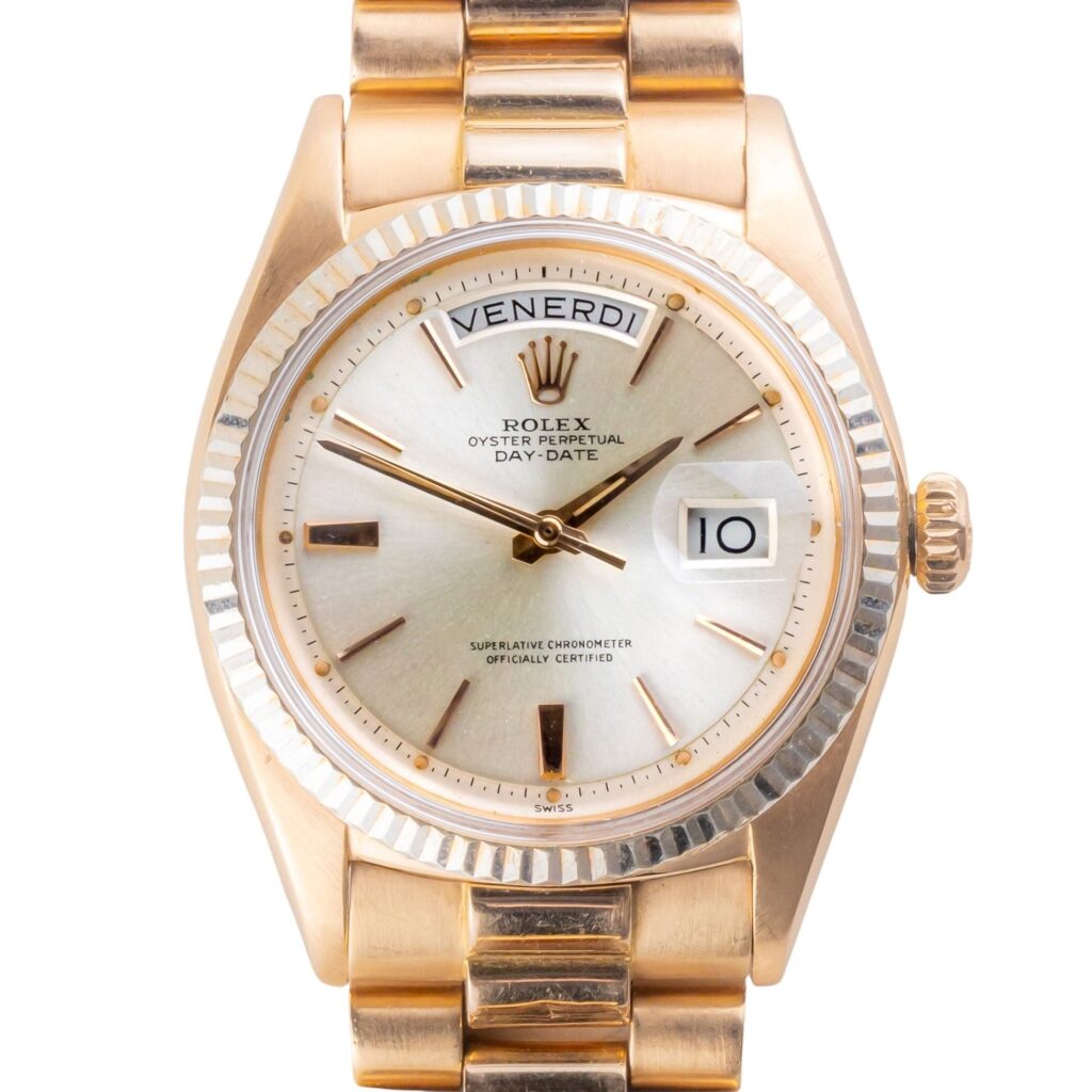 Rolex Day-Date White 1803 1966 9 2E0B8414 1CG 3M Langedyk Vintage Watches