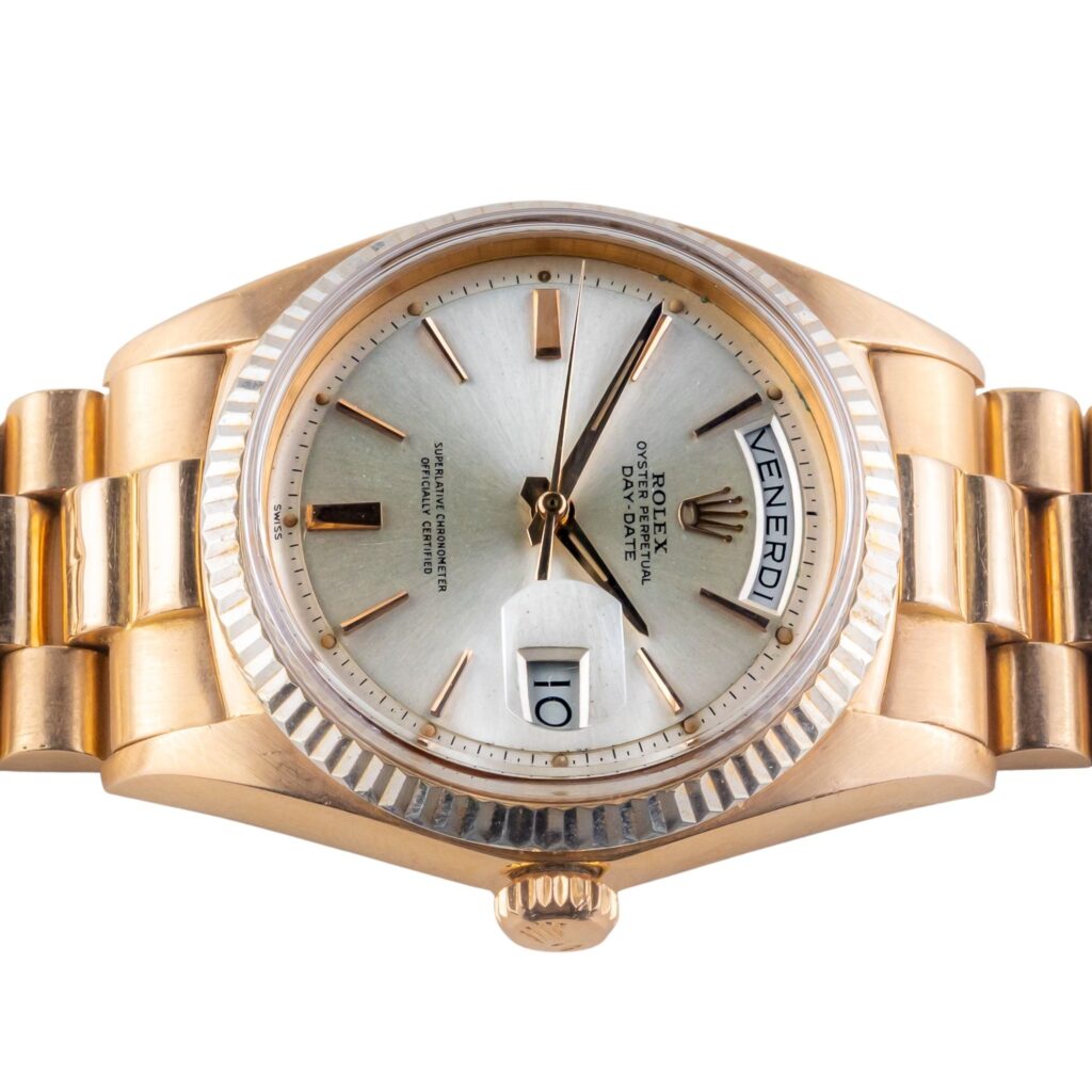 Rolex Day-Date White 1803 1966 12 2E0B8421 1CG 3M Langedyk Vintage Watches