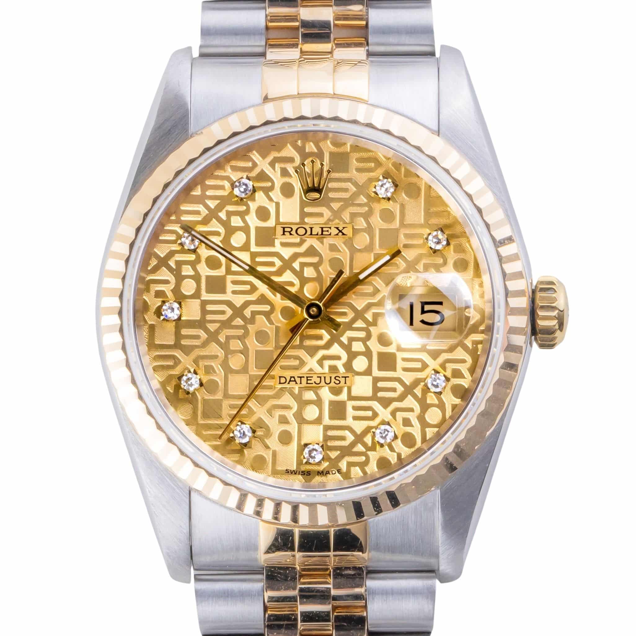Rolex Oyster Perpetual Datejust Champagne 16233 1993 (Vollständiger Satz) 3 Rolex Oyster Perpetual Datejust Champagne 16233 1993 (Vollständiger Satz) – Bild 3