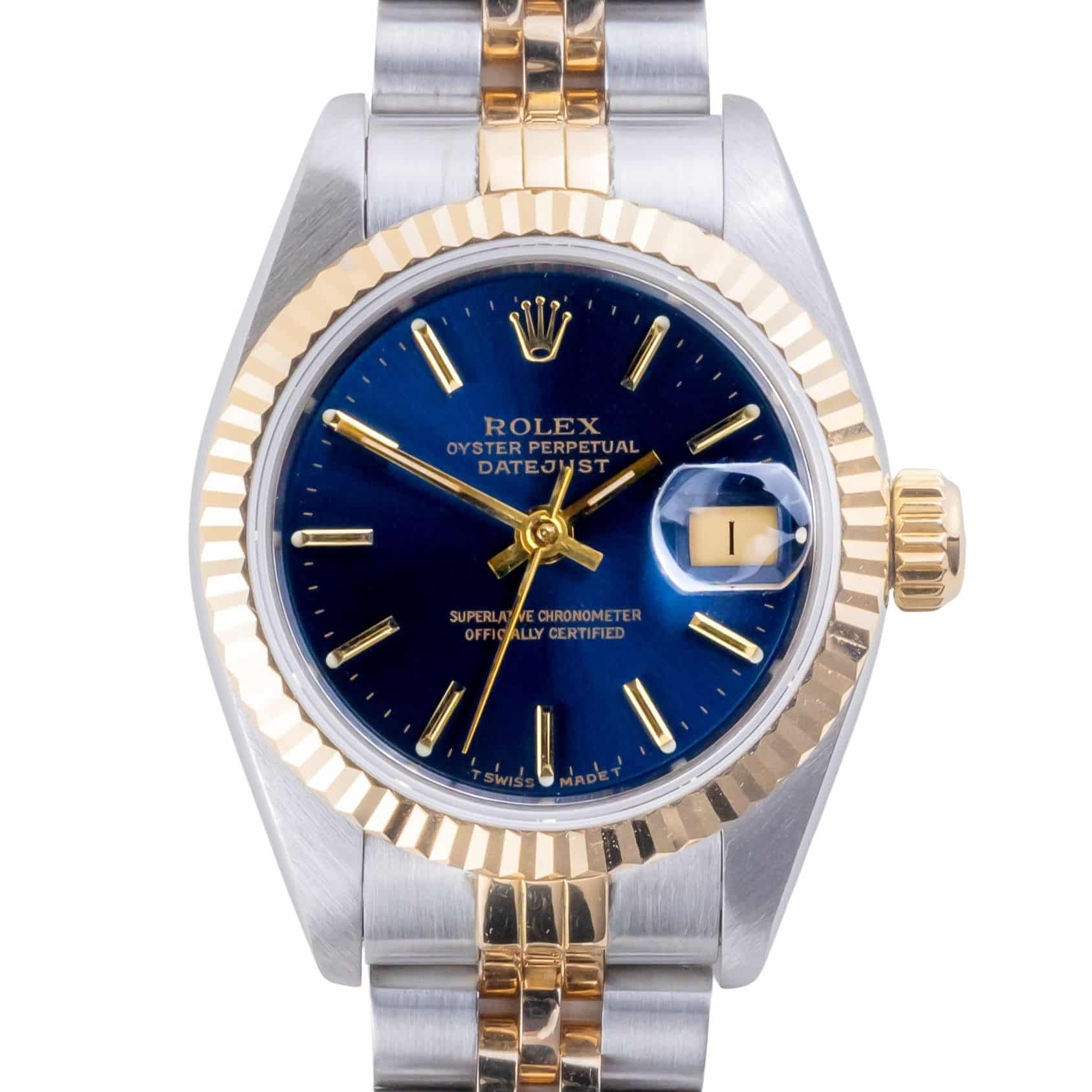 Rolex Lady-Datejust Blue 69173 1991 (Volledige Set) 3 Rolex Lady-Datejust Blue 69173 1991 (Volledige Set) - Afbeelding 3