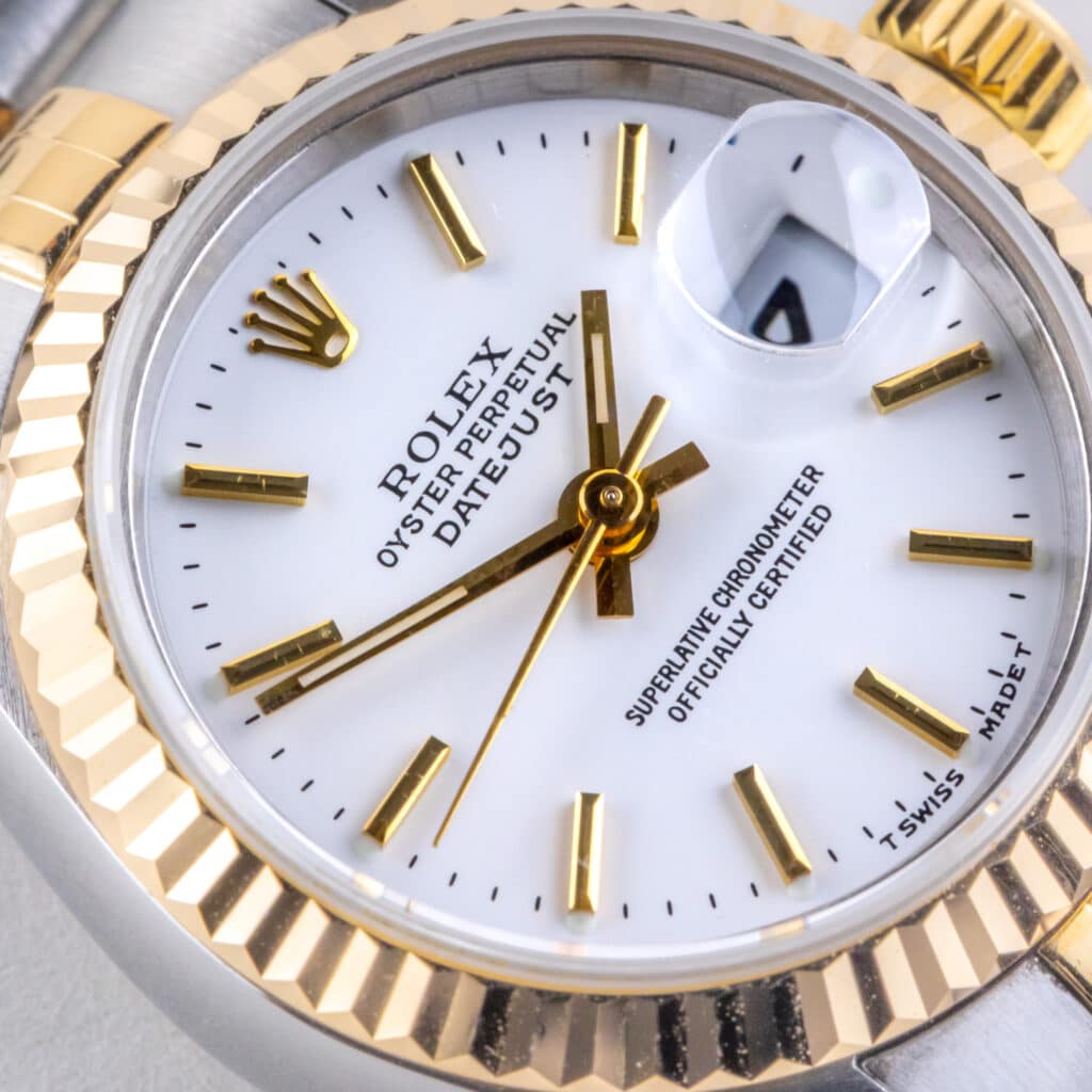 Alternative view of Rolex Lady-Datejust White 69173 1997 (Volledige Set)