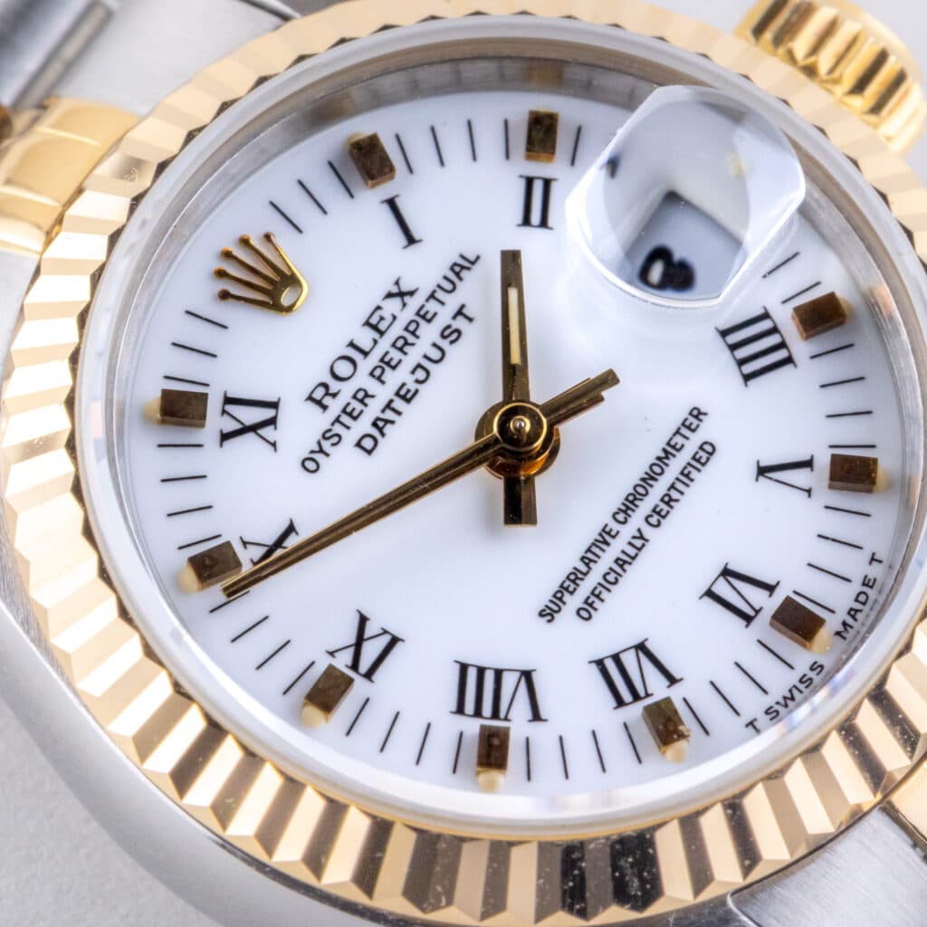 Alternative view of Rolex Lady-Datejust White 69173 1990 (Volledige Set)