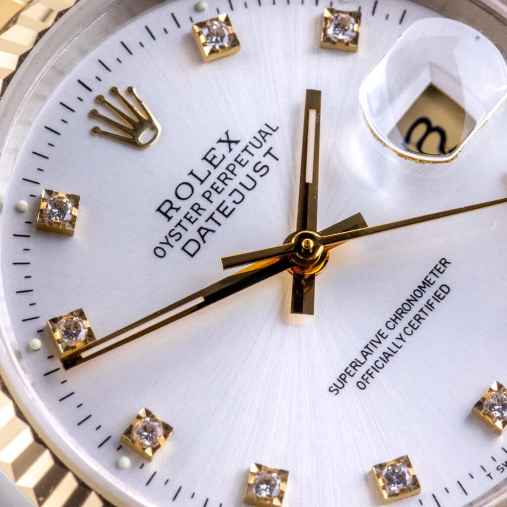 Alternative view of Rolex Oyster Perpetual Datejust Silver 16233 1991 (Vollständiger Satz)