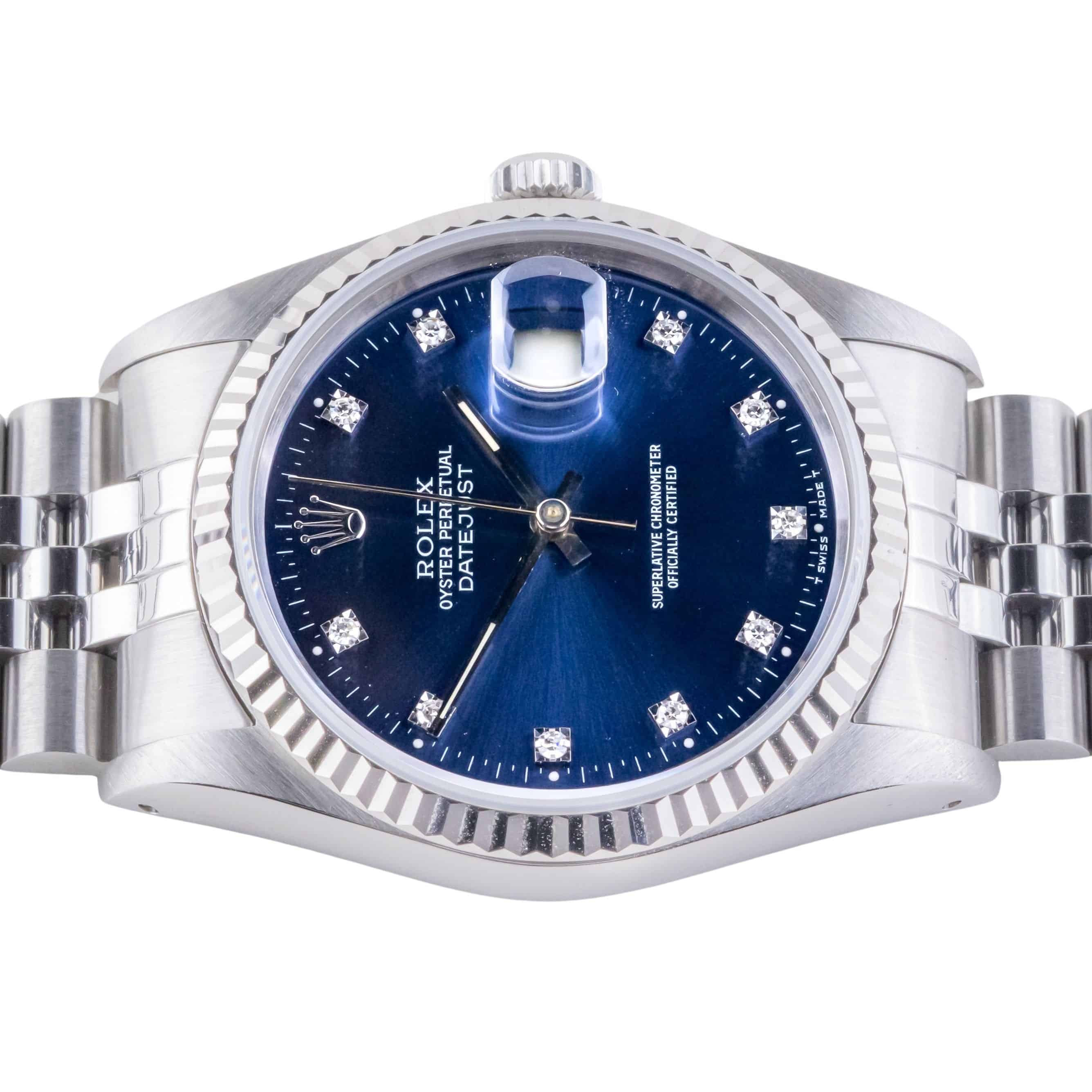 Rolex Oyster Perpetual Datejust Blue 16234 1993 (Volledige Set) 5 Rolex Oyster Perpetual Datejust Blue 16234 1993 (Volledige Set) - Afbeelding 5