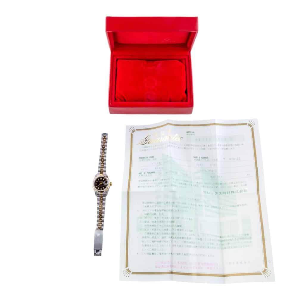 Rolex Lady-Datejust Black 69173 1991 (Full Set) 15 2E0B9403 1CG 3M