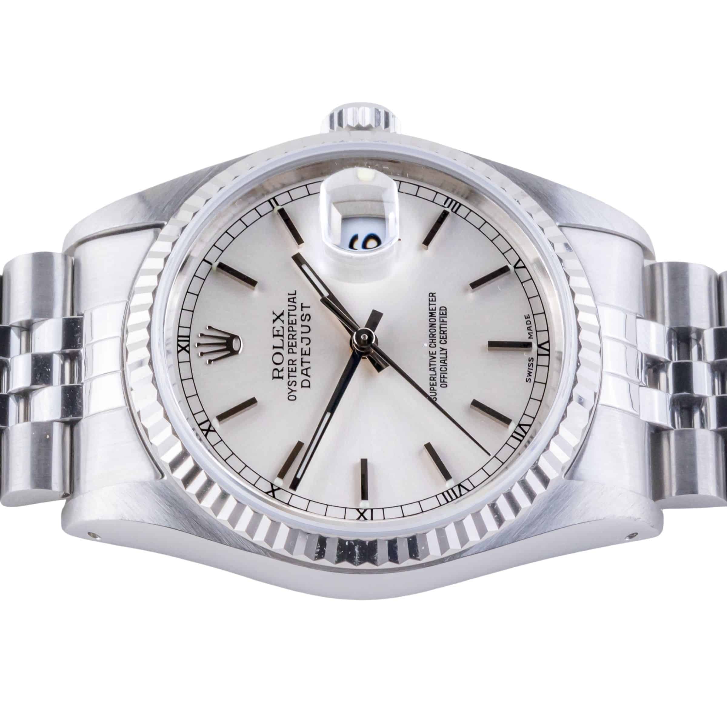 Rolex Oyster Perpetual Datejust Silver 16234 1991 (Full Set) 5 2E0B9530 1CG 3M