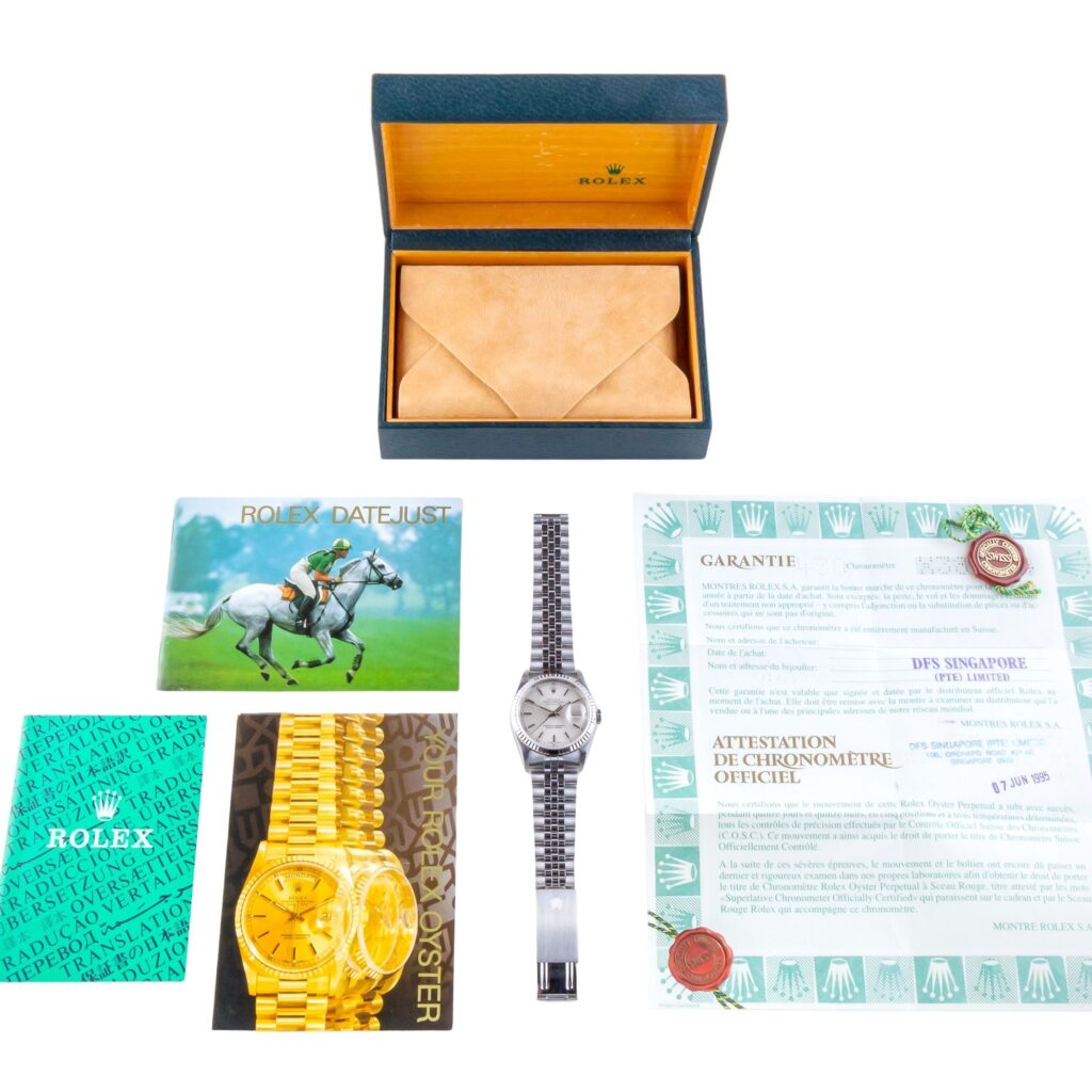 Rolex Oyster Perpetual Datejust Silver 16234 1991 (Full Set) 15 2E0B9592 1CG 3M