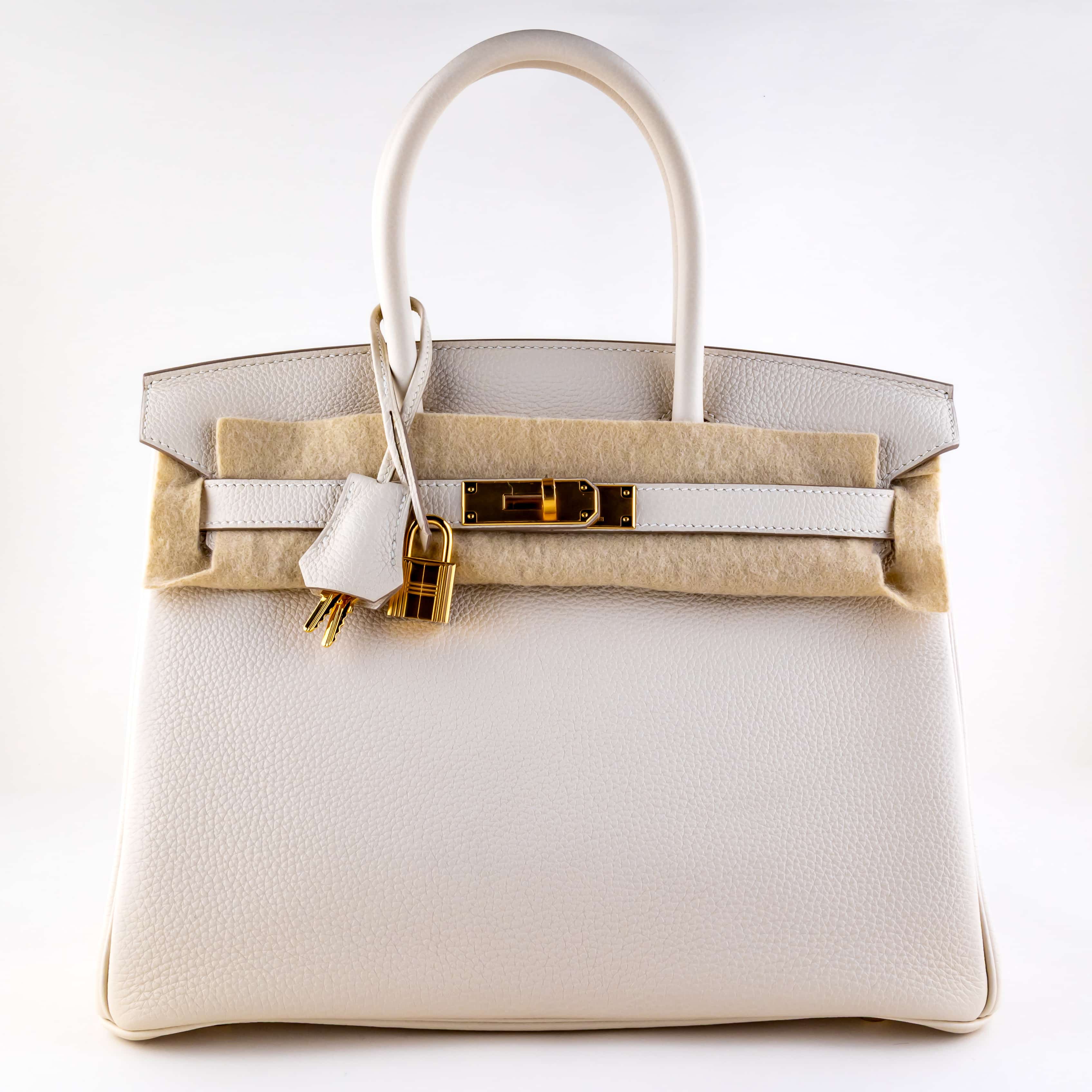 Hermes Birkin 30 Togo Leather Craie 2025 (Full Set) 1 hermes-birkin-30-2