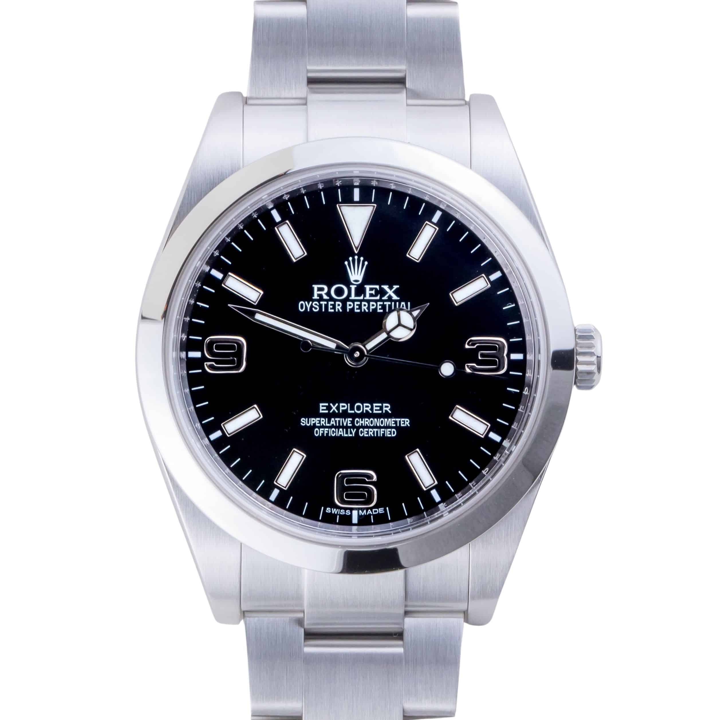 Rolex Explorer I 39 Black 214270 2010 (Full Set) 3 2E0B0830 1CG 3M