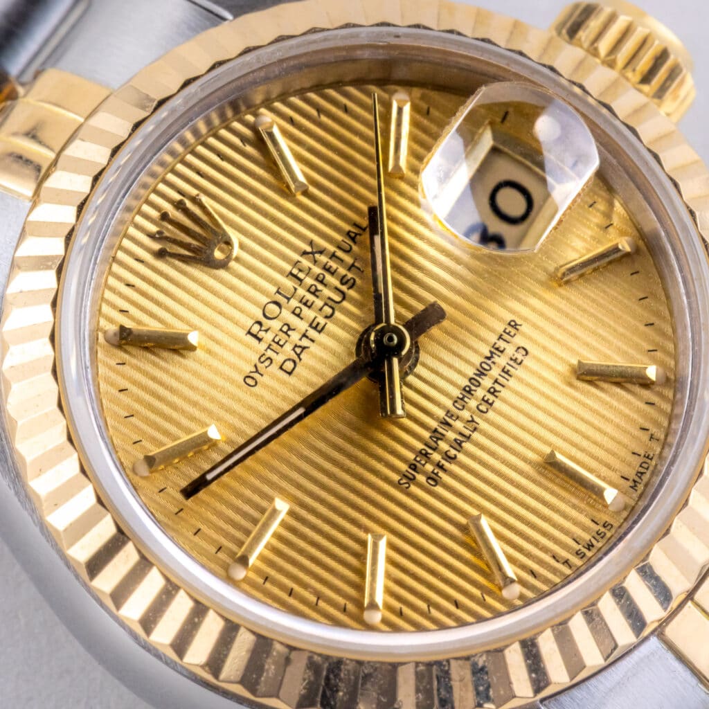 Alternative view of Rolex Lady-Datejust Champagne Tapestry 69173 1990 (Certificaat)