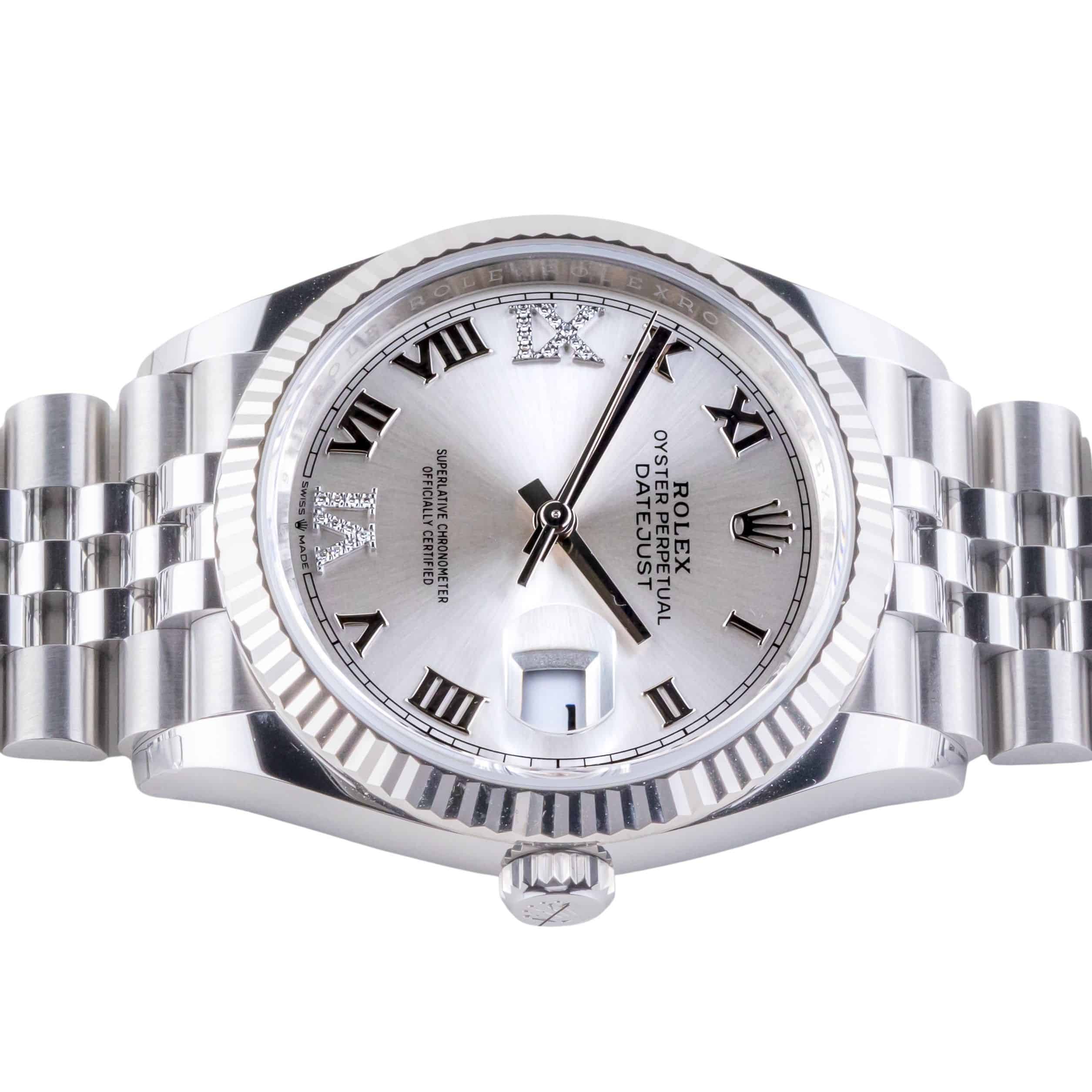NEW Rolex Oyster Perpetual Datejust Silver Diamond 126234 2026 (Vollständiger Satz) 6 NEW Rolex Oyster Perpetual Datejust Silver Diamond 126234 2026 (Vollständiger Satz) – Bild 6