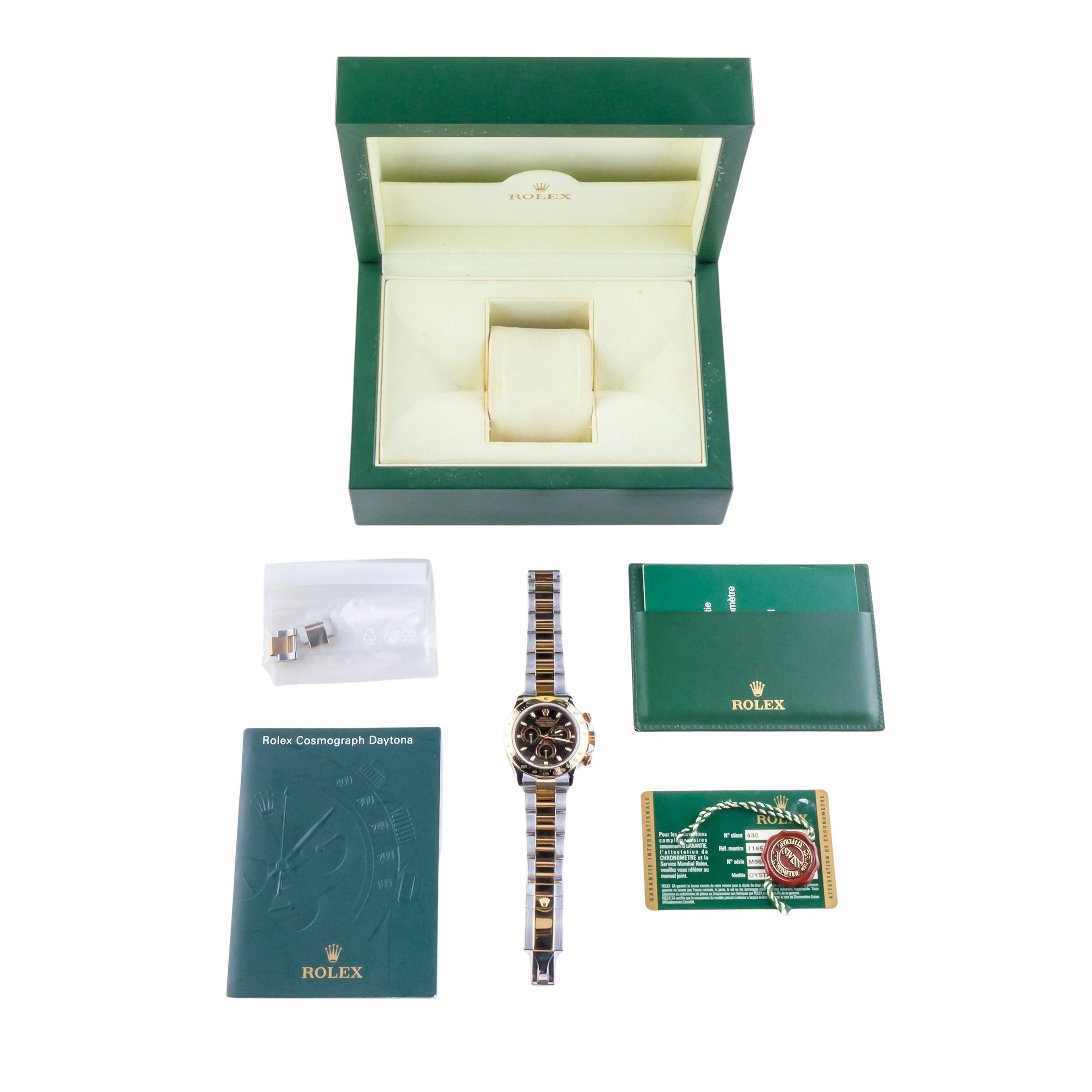 Rolex Daytona Black 116523 2008 (Full Set) 8 2E0B1017 1CG 3M