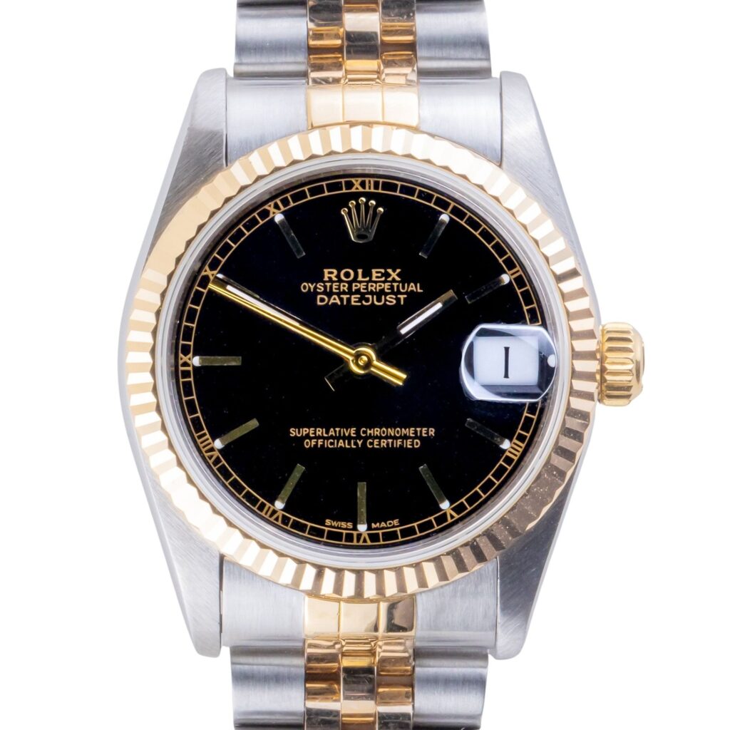 Rolex Datejust Mid-Size Black 68273 1995 (Full Set) 10 2E0B1061 1CG 3M