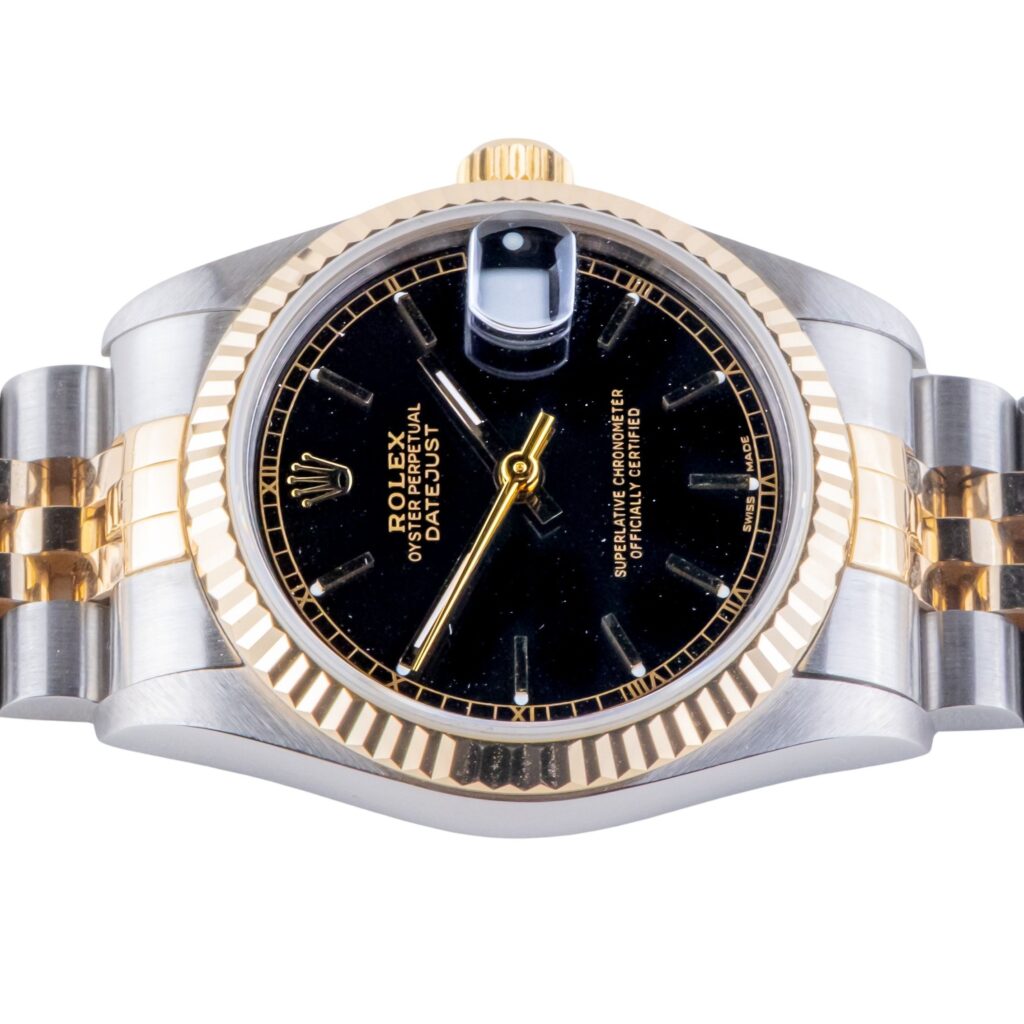 Rolex Datejust Mid-Size Black 68273 1995 (Full Set) 12 2E0B1066 1CG 3M