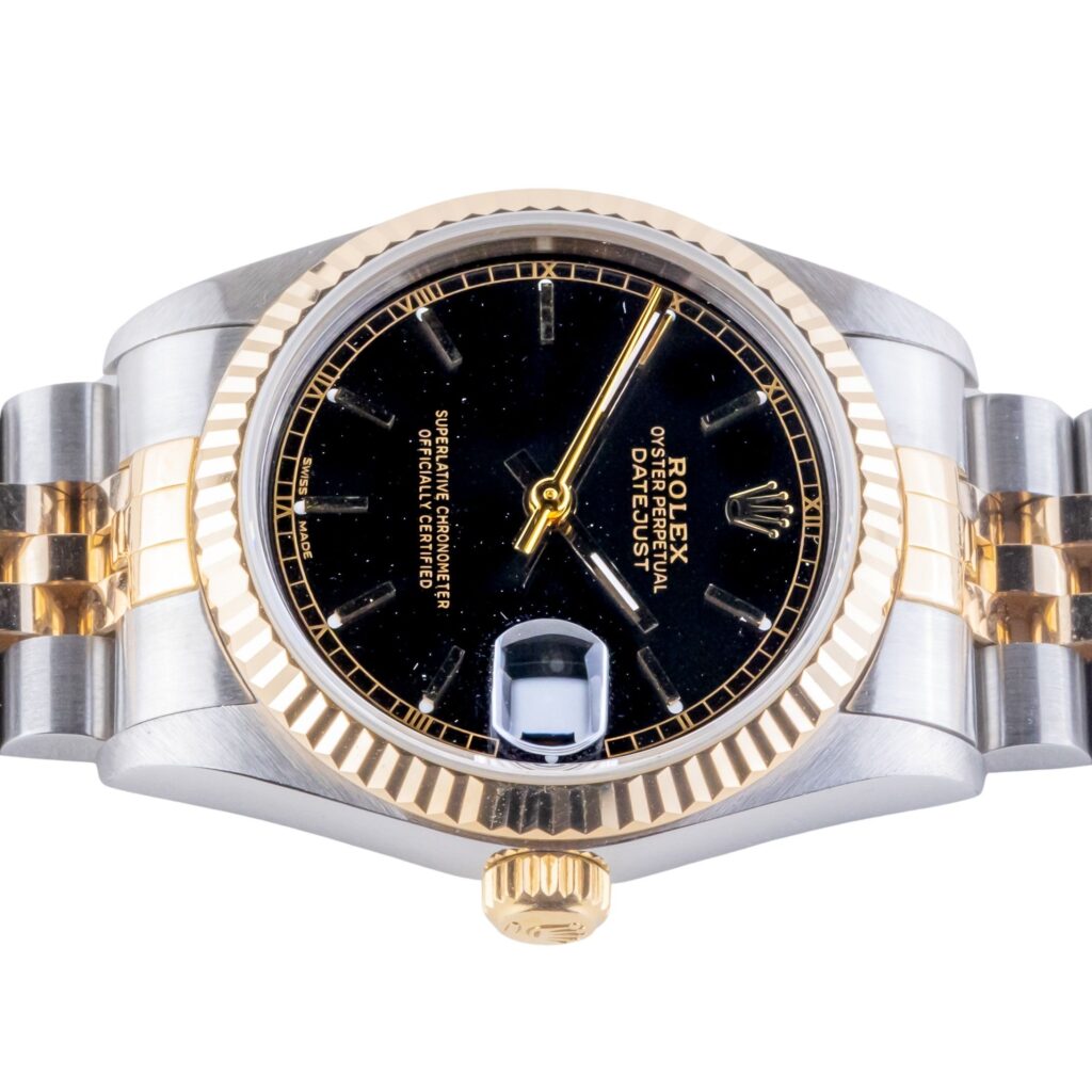 Rolex Datejust Mid-Size Black 68273 1995 (Full Set) 13 2E0B1069 1CG 3M