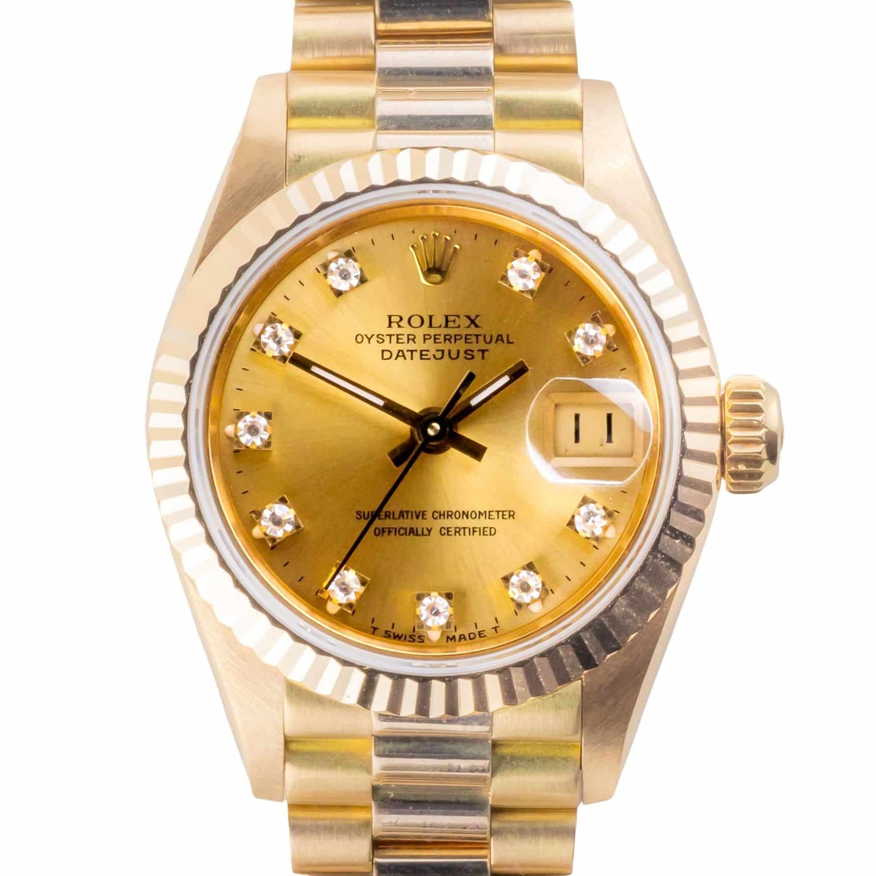 Rolex Lady-Datejust Champagne Diamond 69178 1990 (Vollständiger Satz) 3 Rolex Lady-Datejust Champagne Diamond 69178 1990 (Vollständiger Satz) – Bild 3