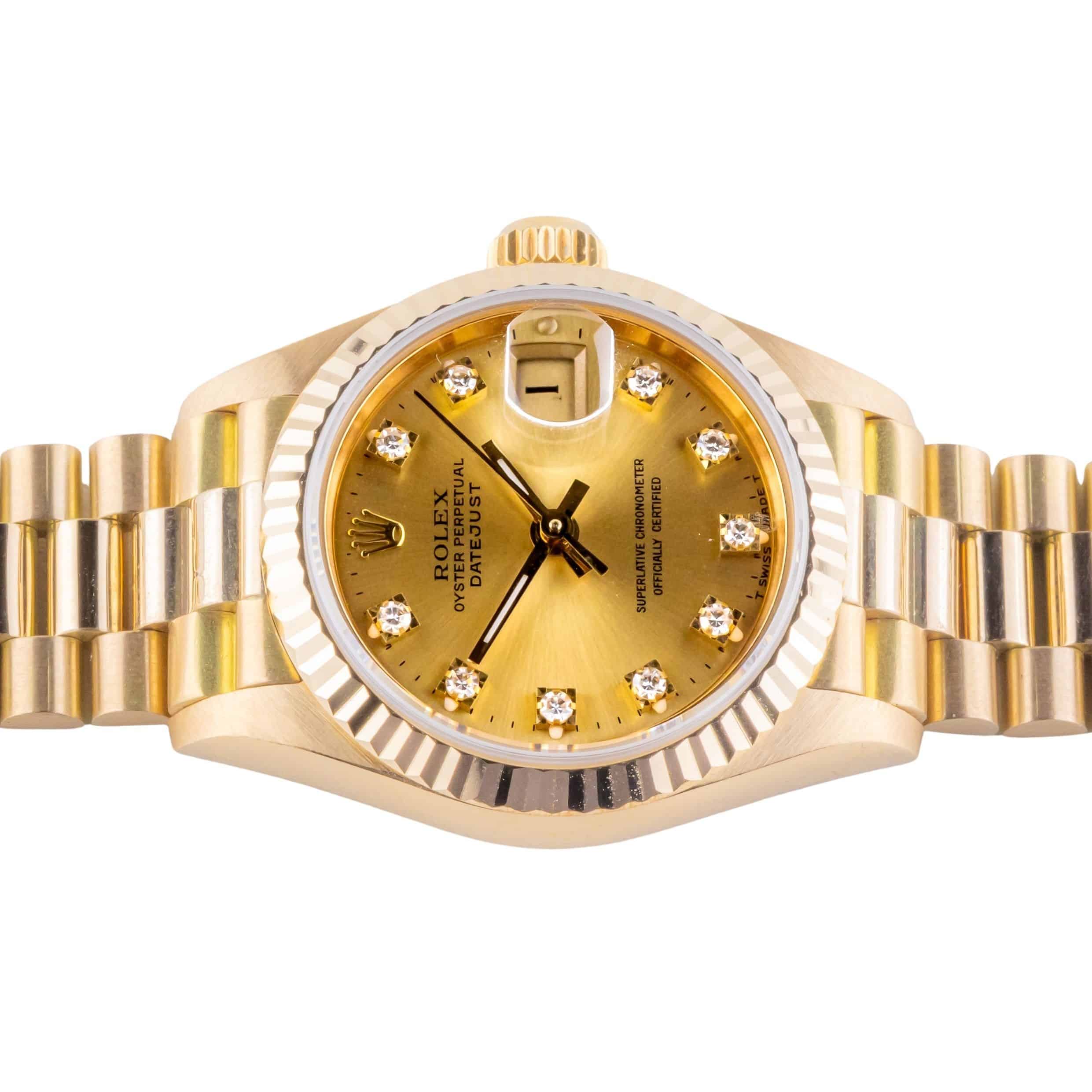Rolex Lady-Datejust Champagne Diamond 69178 1990 (Vollständiger Satz) 5 Rolex Lady-Datejust Champagne Diamond 69178 1990 (Vollständiger Satz) – Bild 5