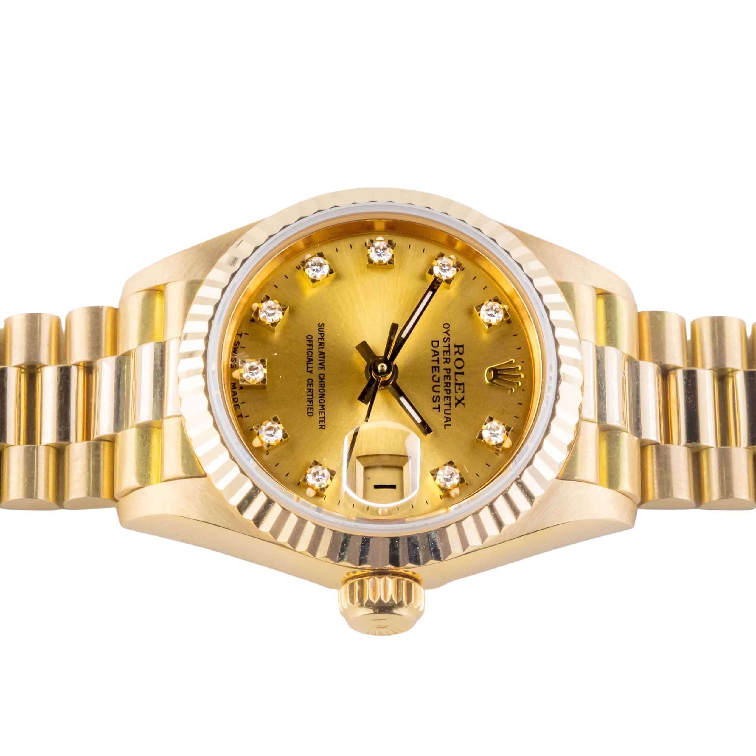 Rolex Lady-Datejust Champagne Diamond 69178 1990 (Vollständiger Satz) 6 Rolex Lady-Datejust Champagne Diamond 69178 1990 (Vollständiger Satz) – Bild 6