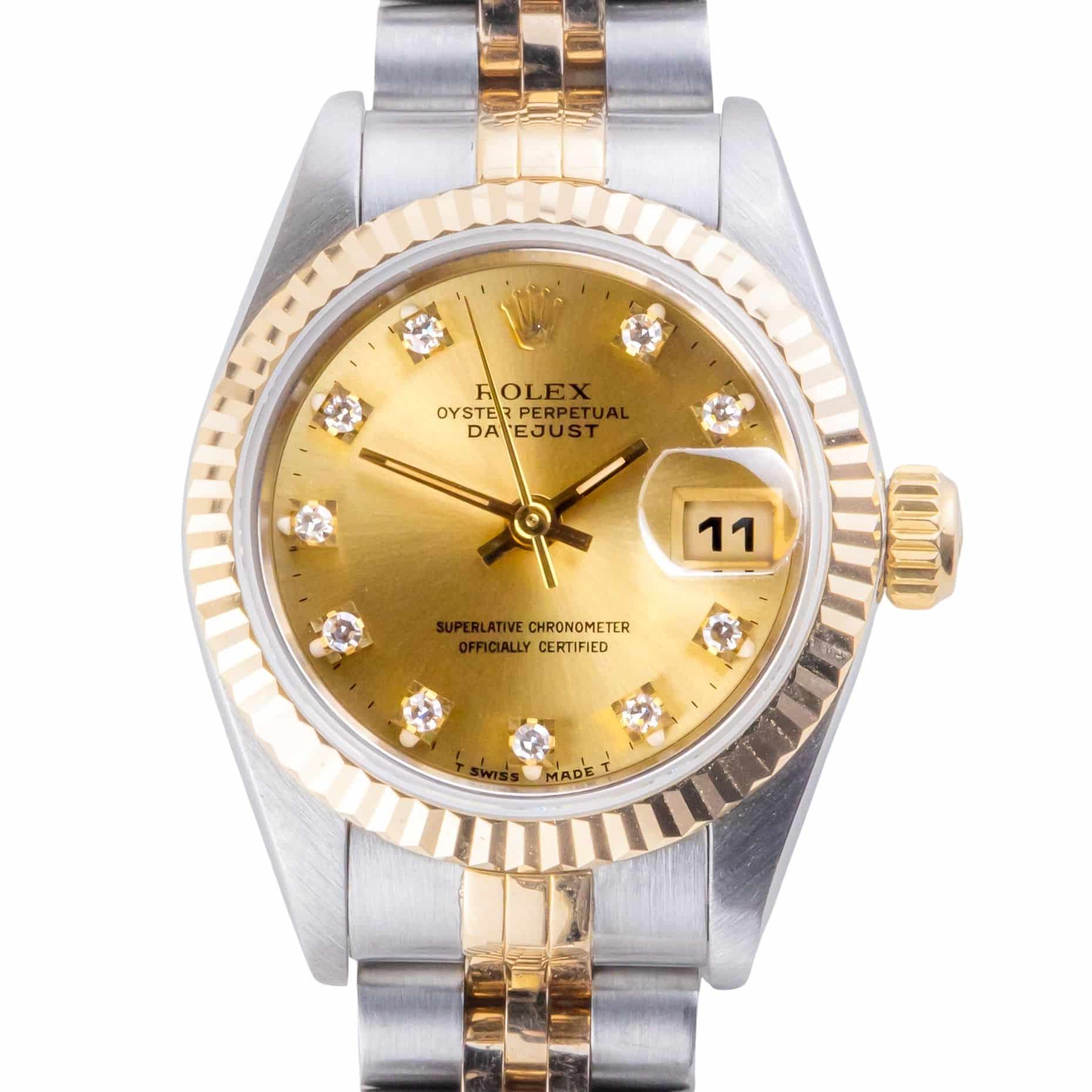 Rolex Lady-Datejust Champagne Diamond 69173 1995 (Vollständiger Satz) 3 Rolex Lady-Datejust Champagne Diamond 69173 1995 (Vollständiger Satz) – Bild 3