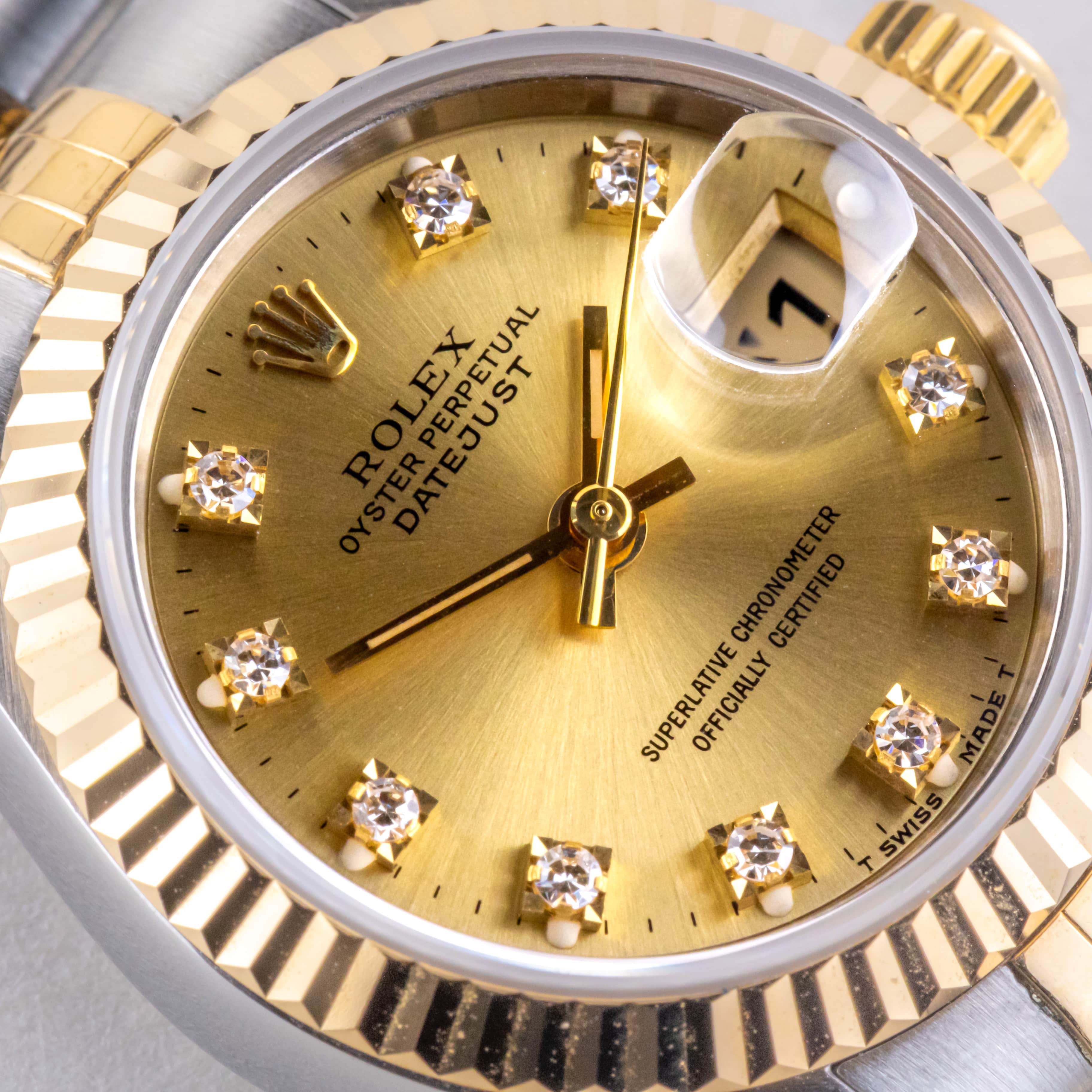 Rolex Lady-Datejust Champagne Diamond 69173 1995 (Vollständiger Satz) 2 Rolex Lady-Datejust Champagne Diamond 69173 1995 (Vollständiger Satz) – Bild 2