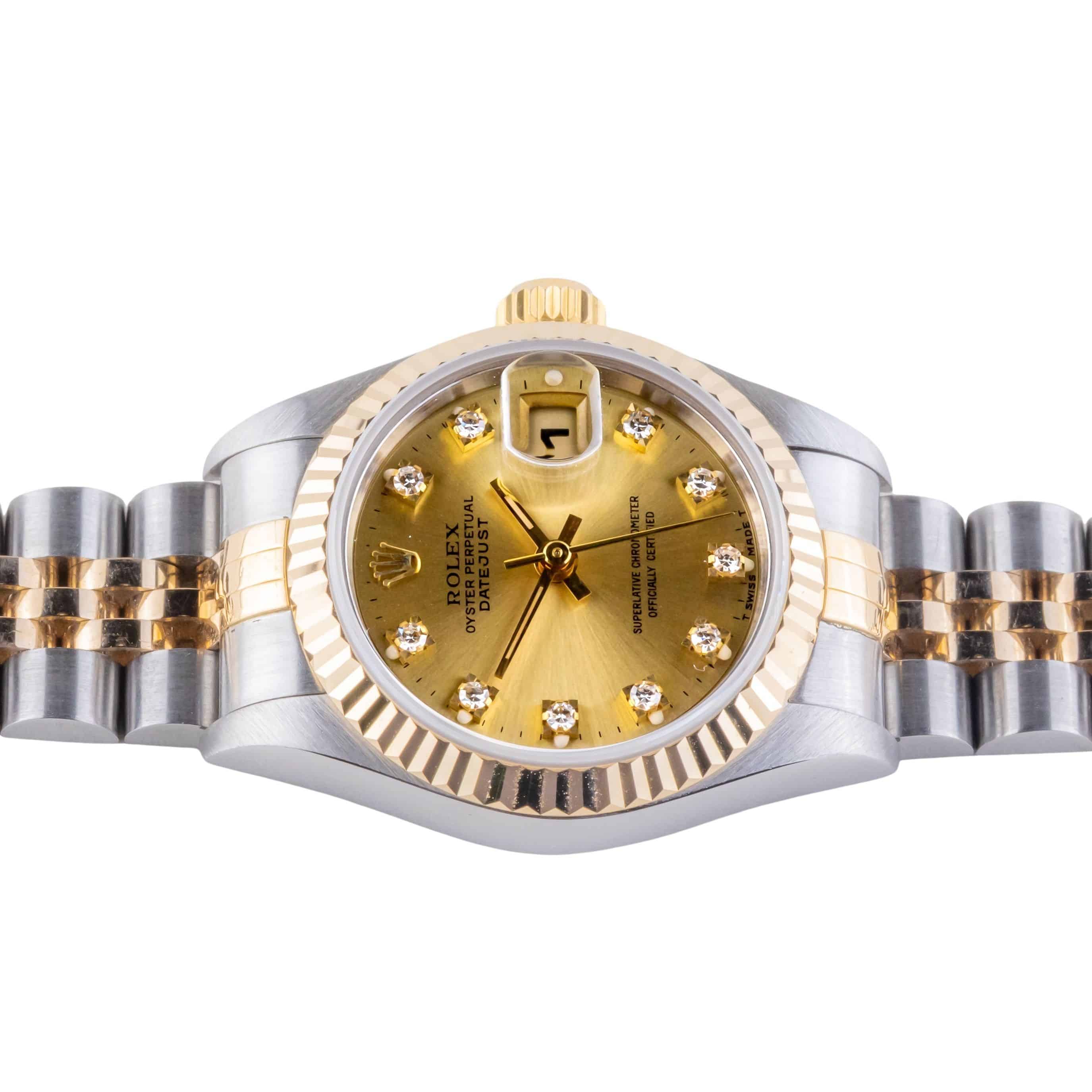 Rolex Lady-Datejust Champagne Diamond 69173 1995 (Vollständiger Satz) 5 Rolex Lady-Datejust Champagne Diamond 69173 1995 (Vollständiger Satz) – Bild 5