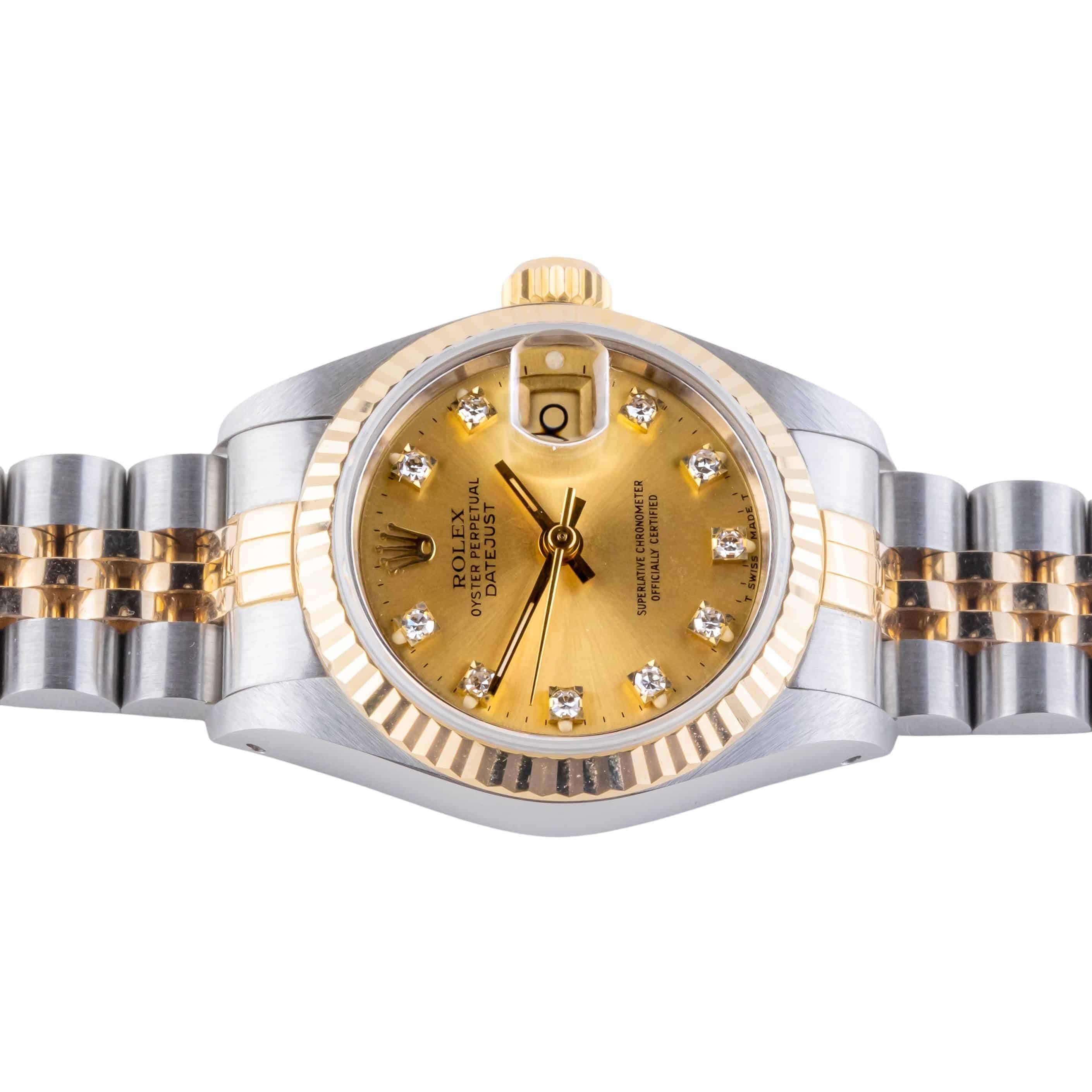 Rolex Lady-Datejust Champagne Diamond 69173 1991 (Full Set) 5 2E0B1395 1CG 3M