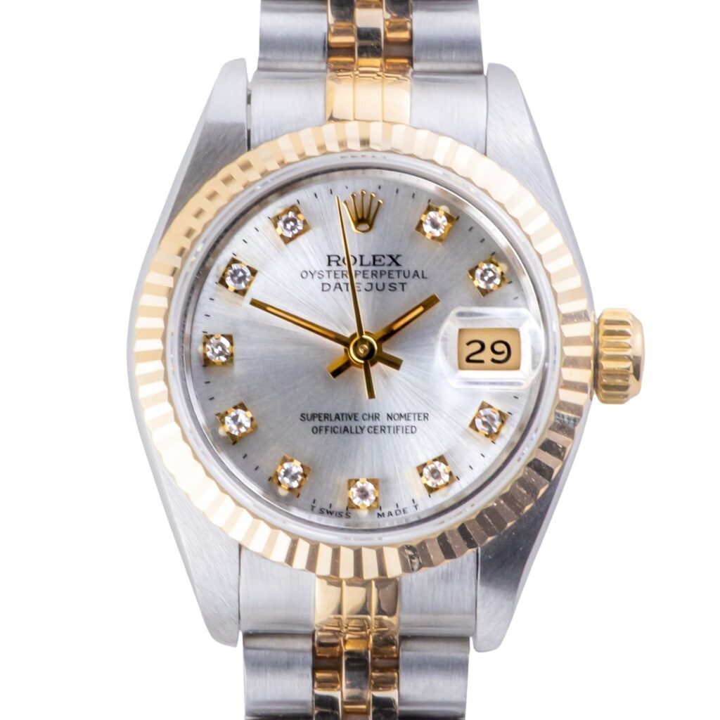Rolex Lady-Datejust Silver Diamond 69173 1991 (Full Set) 10 2E0B1438 1CG 3M