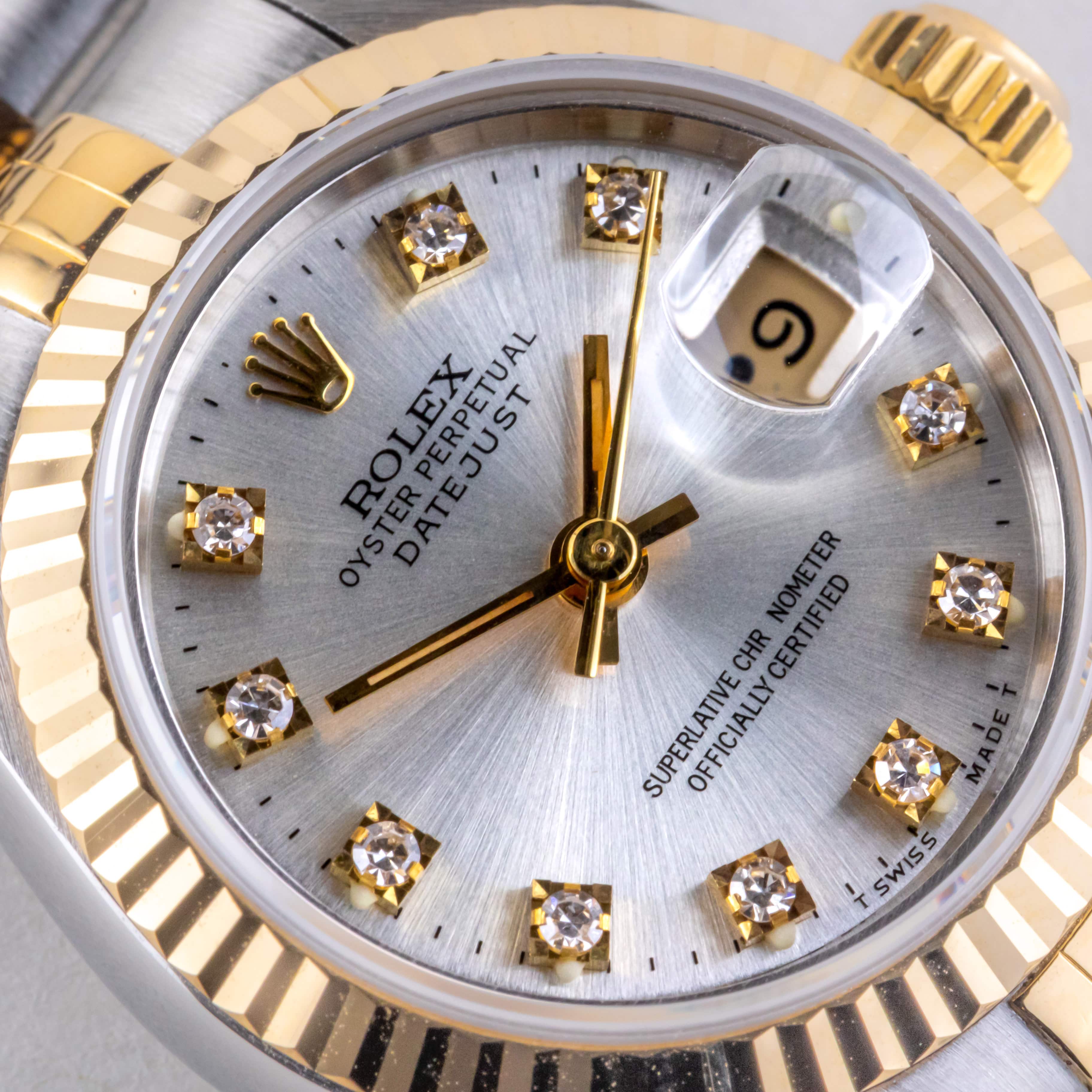 Rolex Lady-Datejust Silver Diamond 69173 1991 (Full Set) 2 2E0B1439 1CG 3M