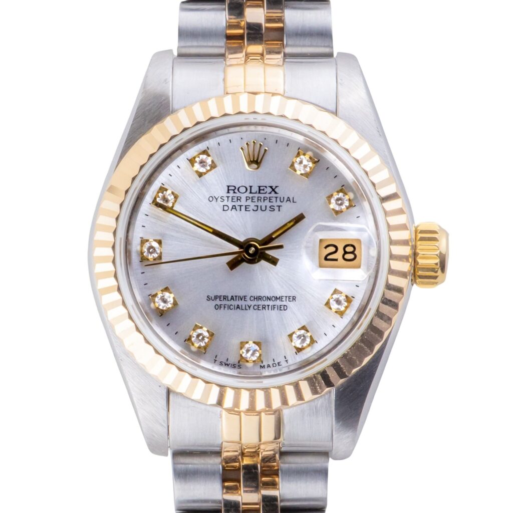 Rolex Lady-Datejust Silver Diamond 69173 1986 (Full Set) 10 2E0B1450 1CG 3M