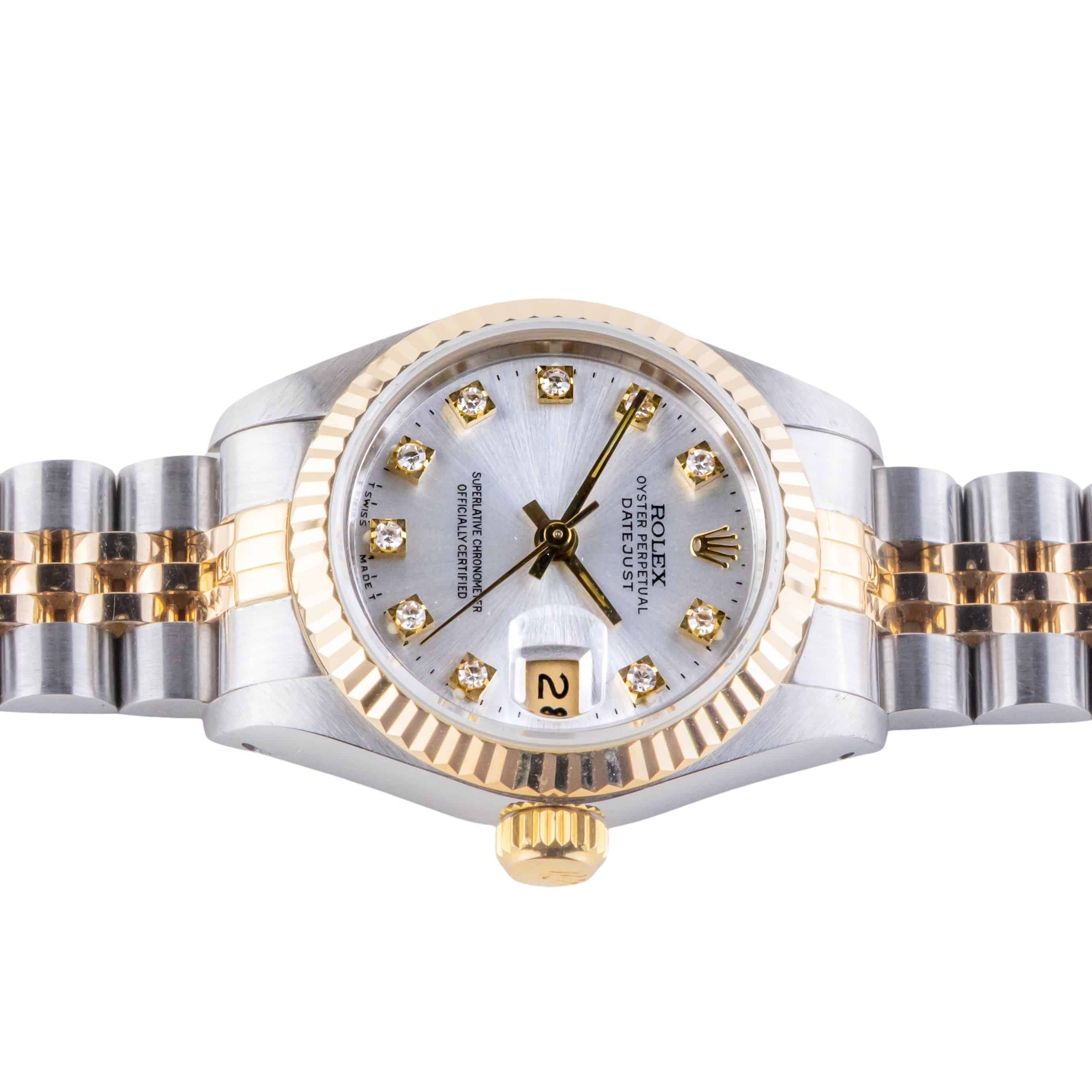 Rolex Lady-Datejust Silver Diamond 69173 1986 (Full Set) 6 2E0B1457 1CG 3M