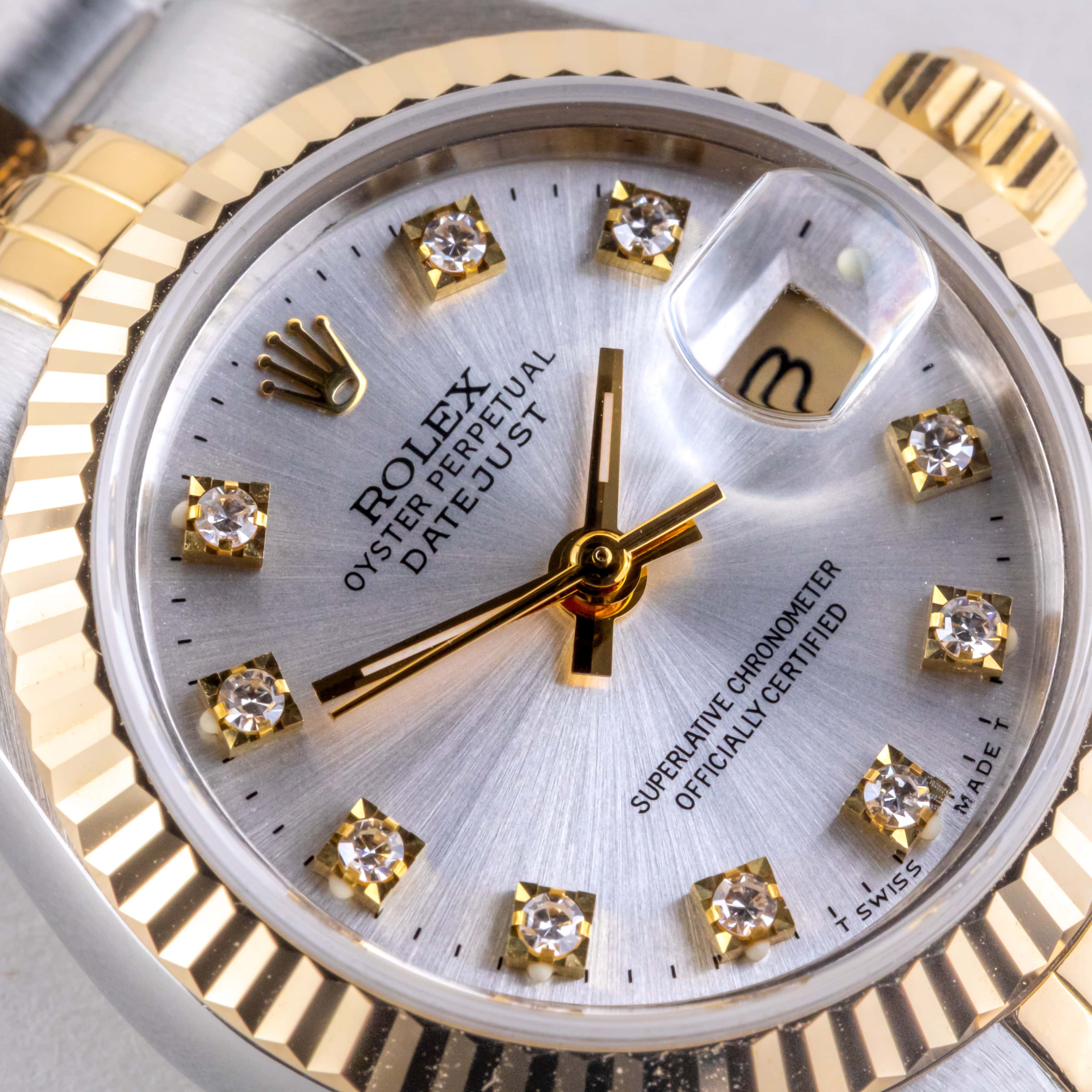 Rolex Lady-Datejust Silver Diamond 69173 1992 (Full Set) 2 2E0B1475 1CG 3M
