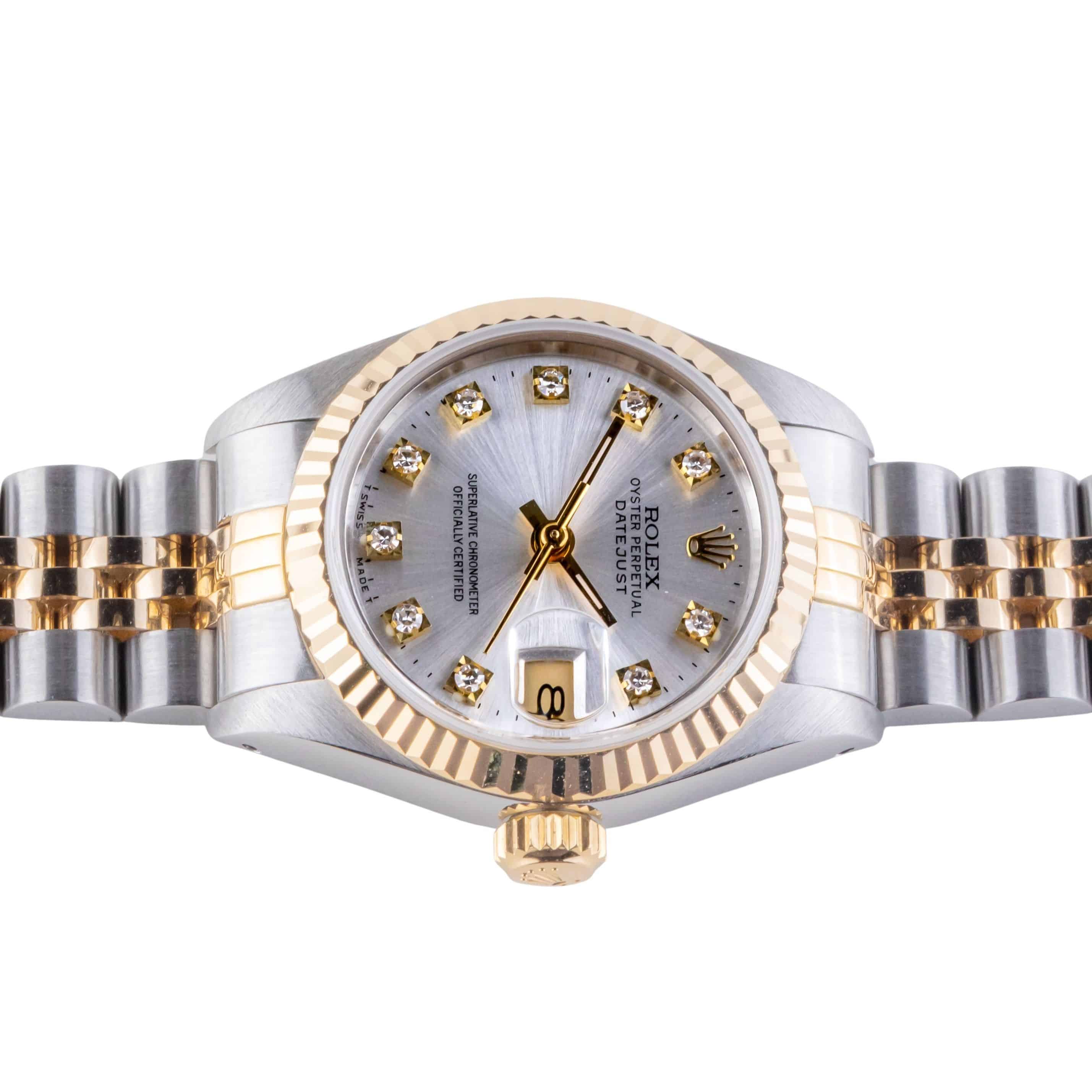Rolex Lady-Datejust Silver Diamond 69173 1992 (Full Set) 6 2E0B1480 1CG 3M