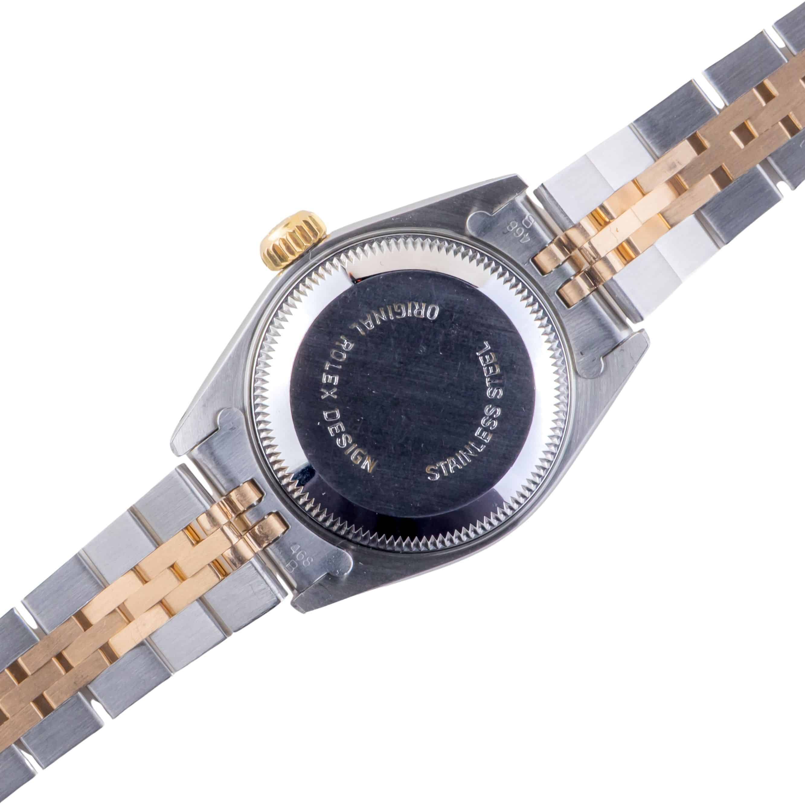 Rolex Lady-Datejust Champagne Diamond 69173 1993 Volledige Set) 4 Rolex Lady-Datejust Champagne Diamond 69173 1993 Volledige Set) - Afbeelding 4