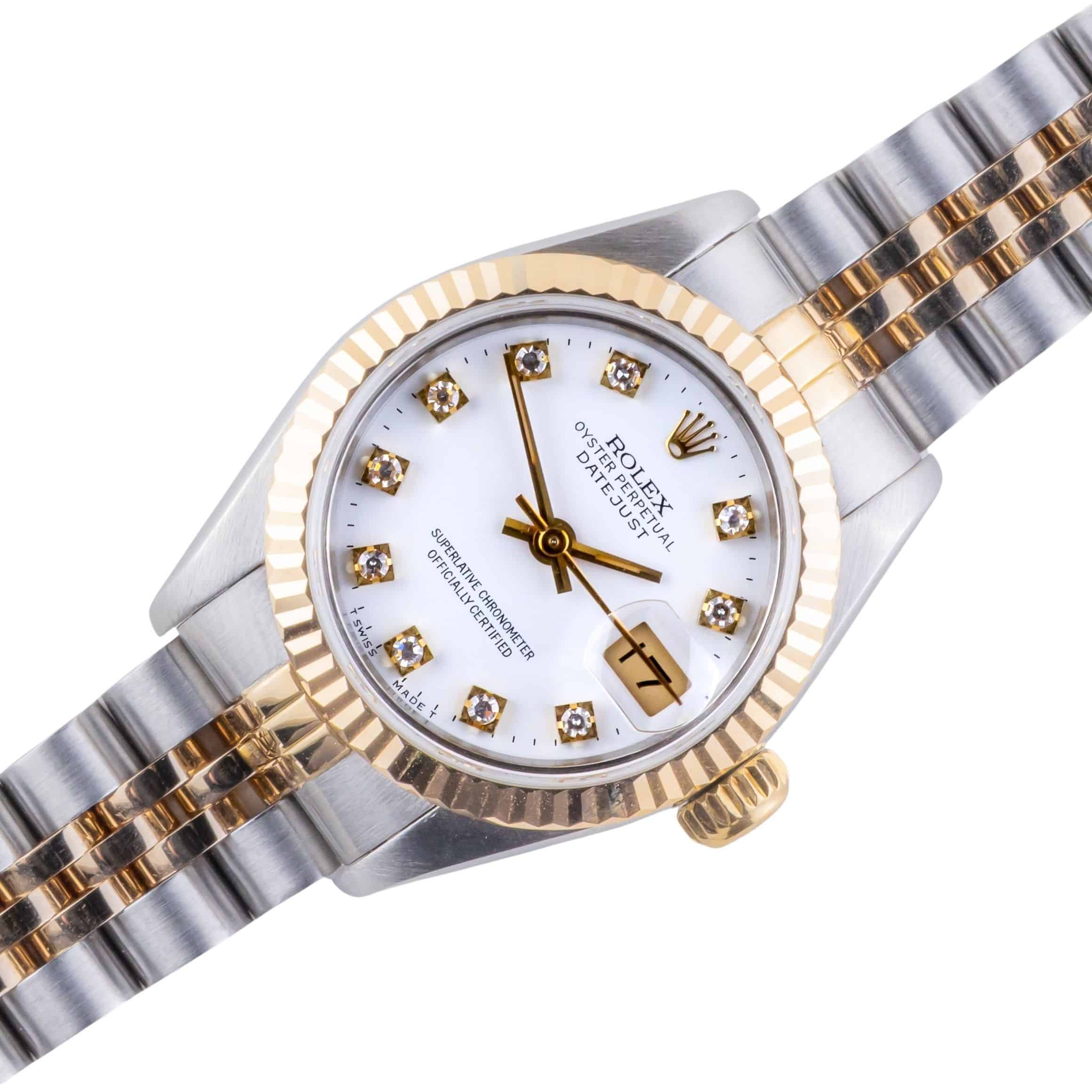 Rolex Lady-Datejust White Diamond 69173 1991 (Full Set) 1 rolex-lady-datejust-69173-170