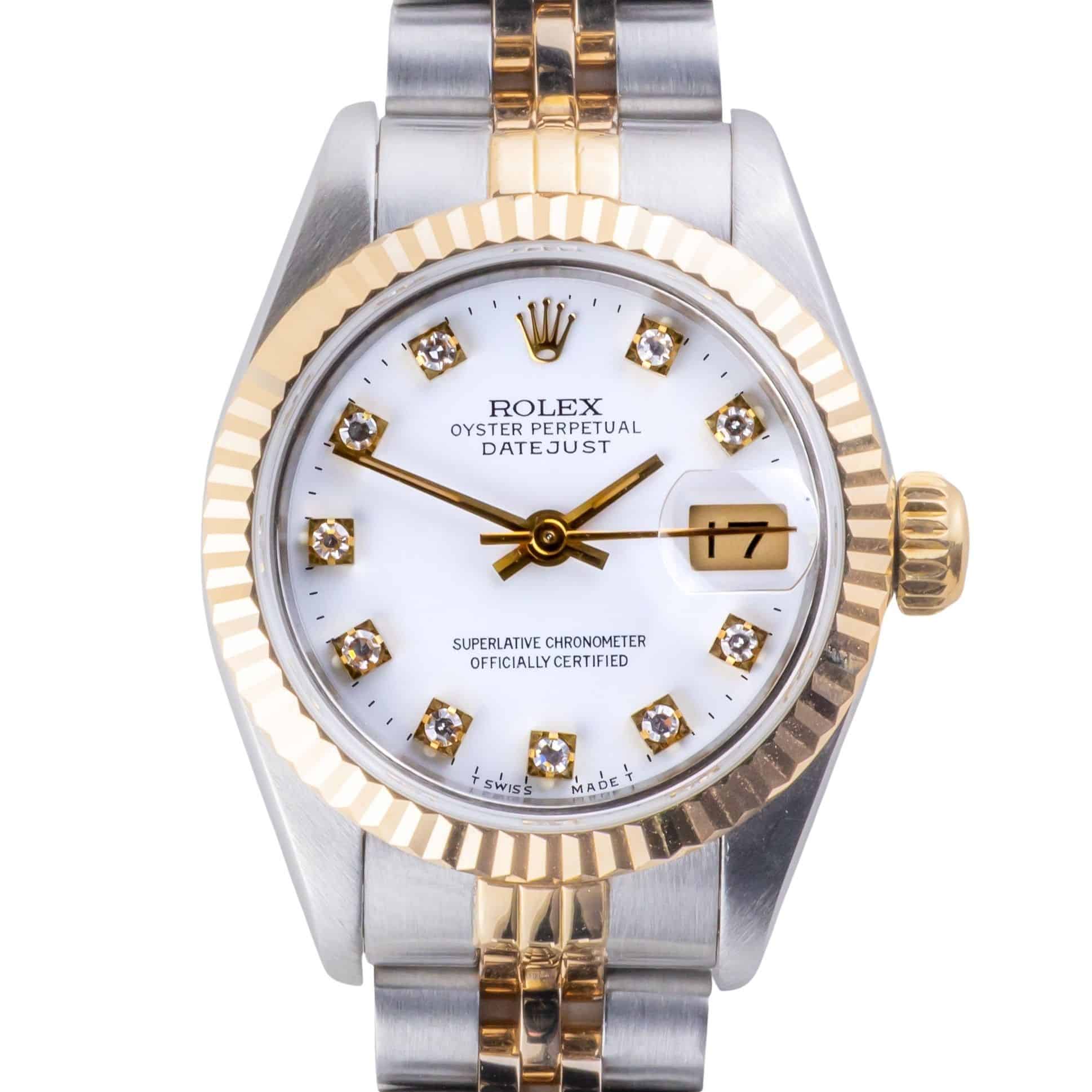 Rolex Lady-Datejust White Diamond 69173 1991 (Full Set) 3 2E0B1511 1CG 3M