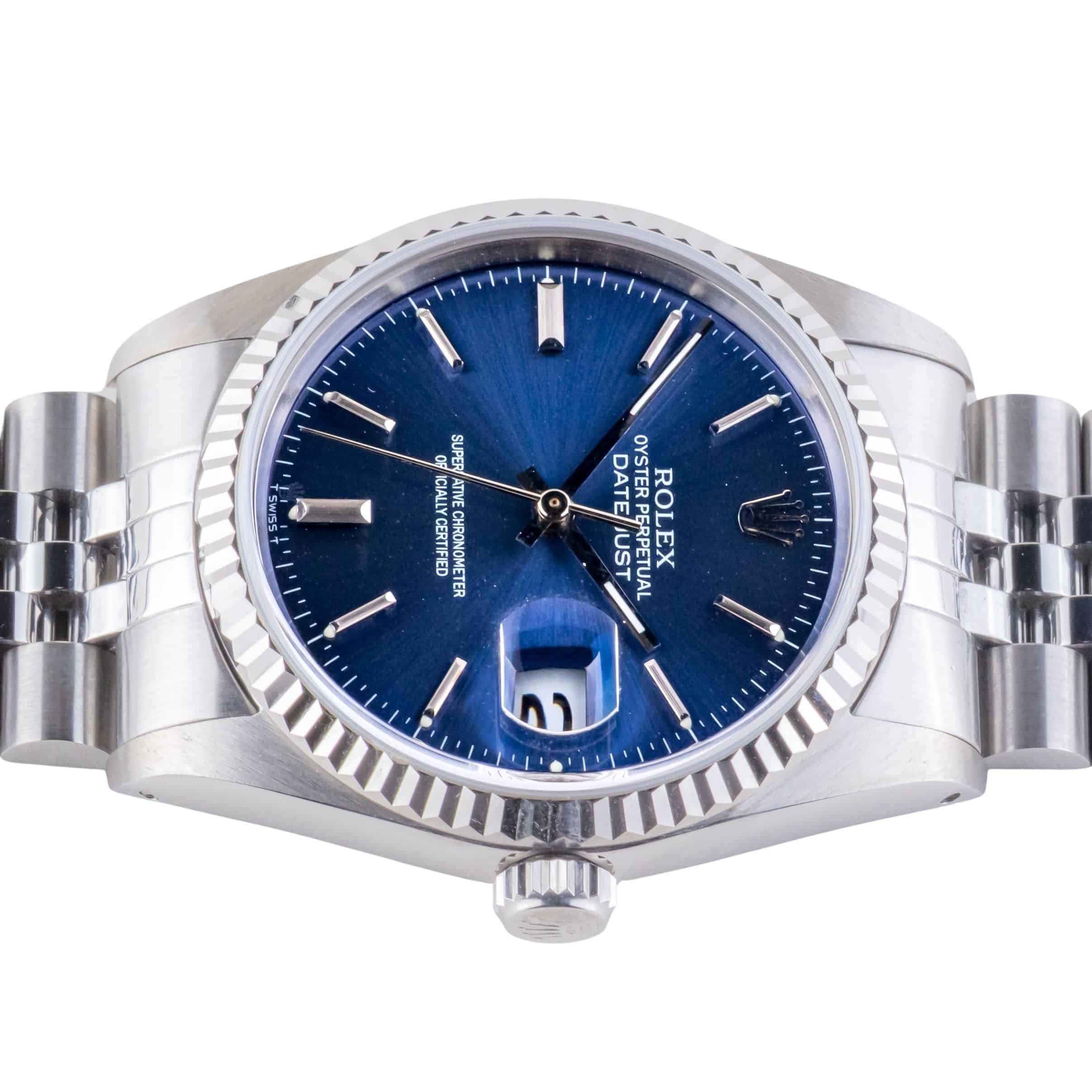 Rolex Oyster Perpetual Datejust Blue 16234 1989 (Full Set) 6 2E0B1580 1CG 3M