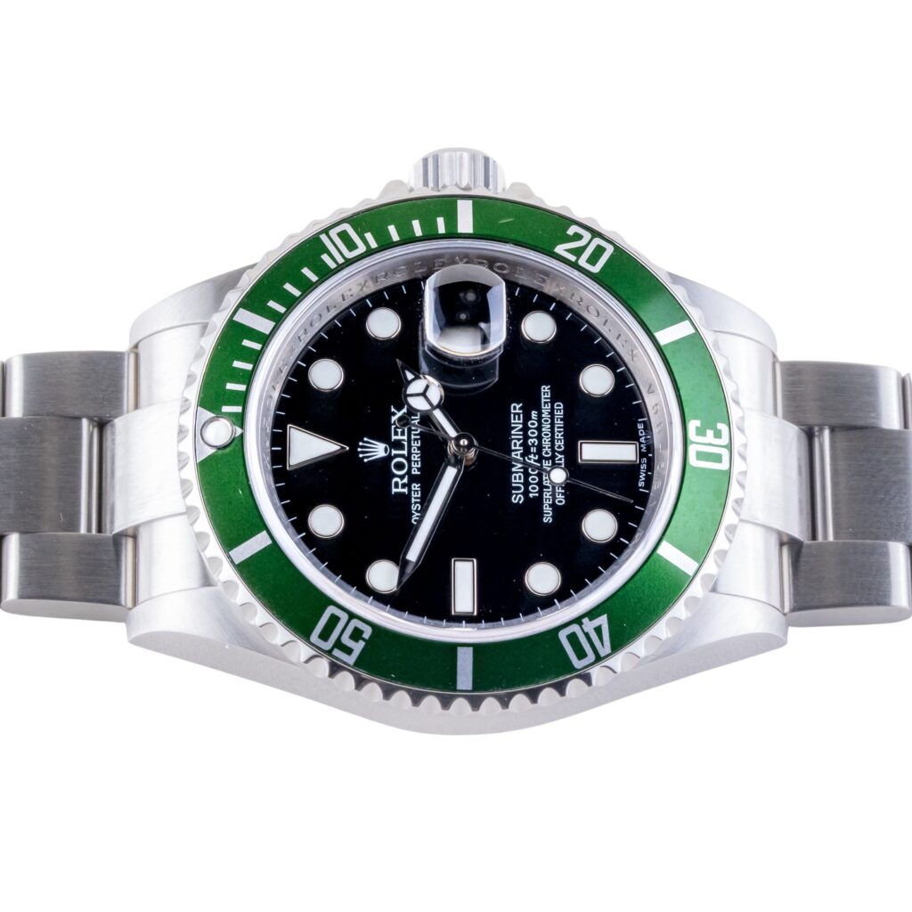 Rolex Oyster Perpetual Submariner "Kermit" 16610LV 2009 12 2E0B1642 1CG 3M Langedyk Vintage Watches