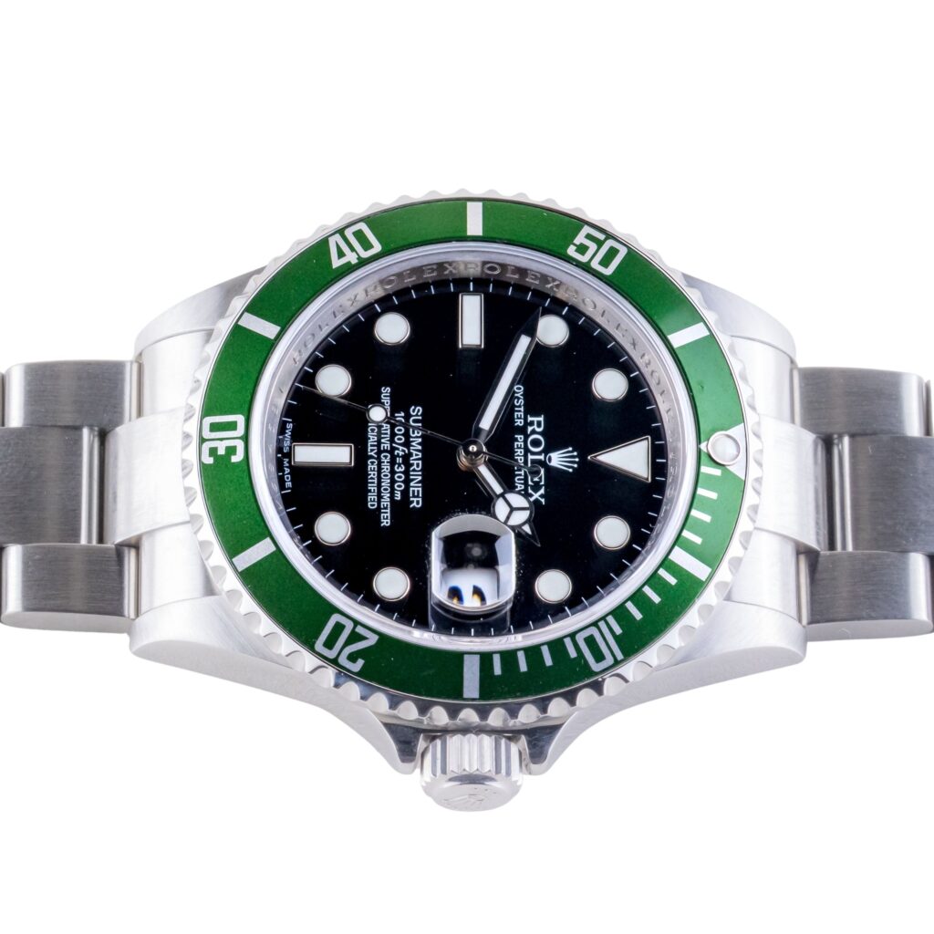 Rolex Oyster Perpetual Submariner "Kermit" 16610LV 2009 13 2E0B1643 1CG 3M Langedyk Vintage Watches