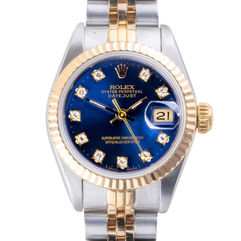 Rolex Lady-Datejust Blue Diamond 69173 1987 (Full Set) 10 2E0B1790 1CG 3M