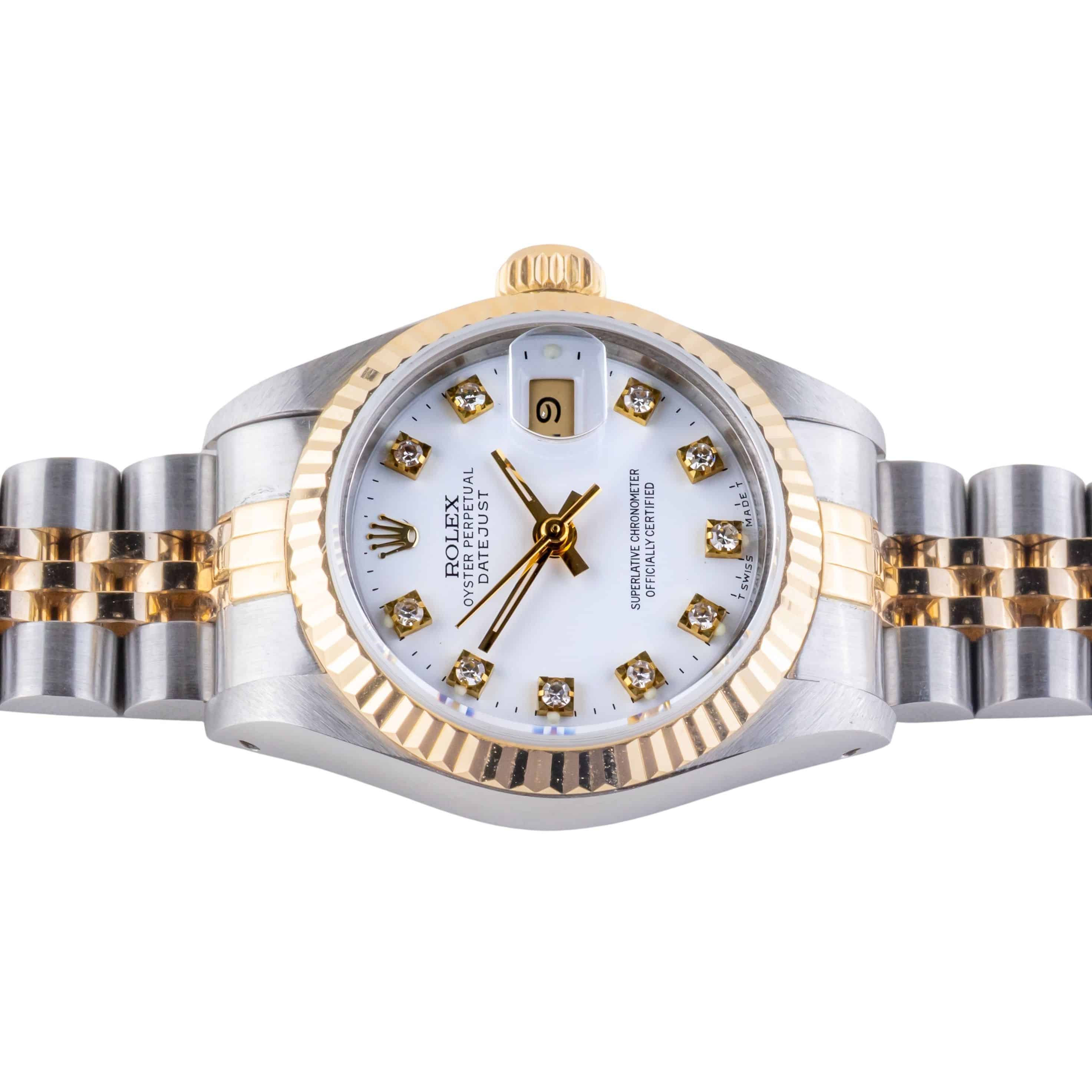Rolex Lady-Datejust White Diamond 69173 1990 (Full Set) 5 2E0B1807 1CG 3M