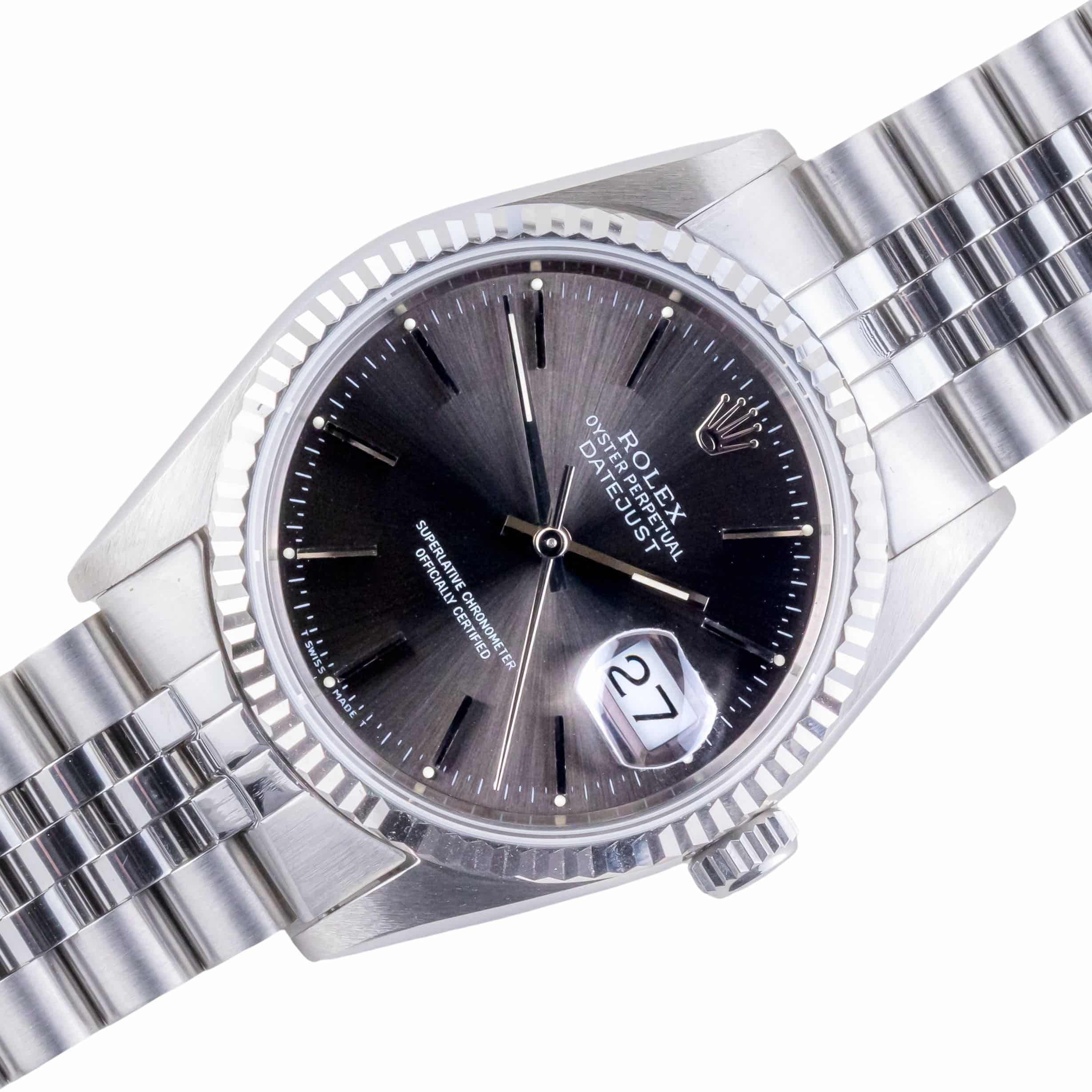 Rolex Oyster Perpetual Datejust Grey 16234 1991 (Vollständiger Satz) 1 rolex-datejust-16234-165