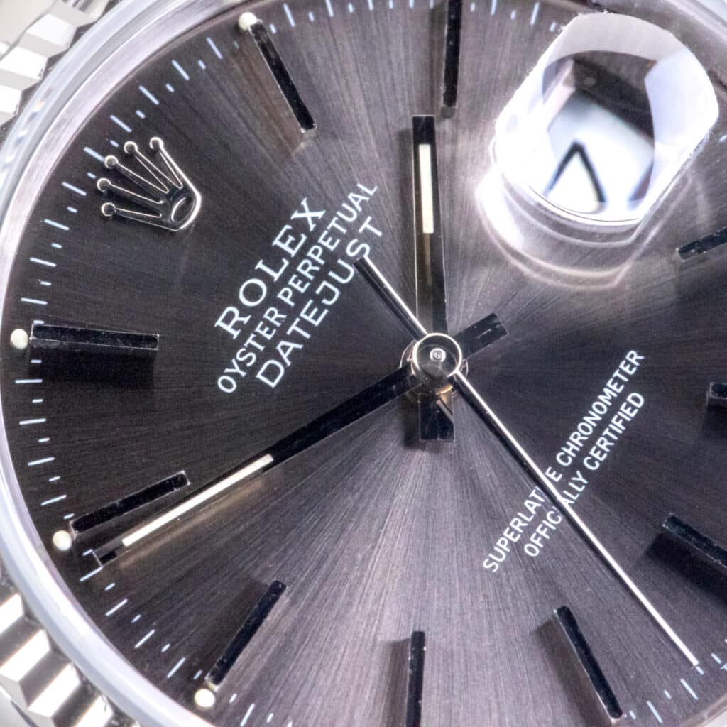 Alternative view of Rolex Oyster Perpetual Datejust Grey 16234 1991 (Vollständiger Satz)