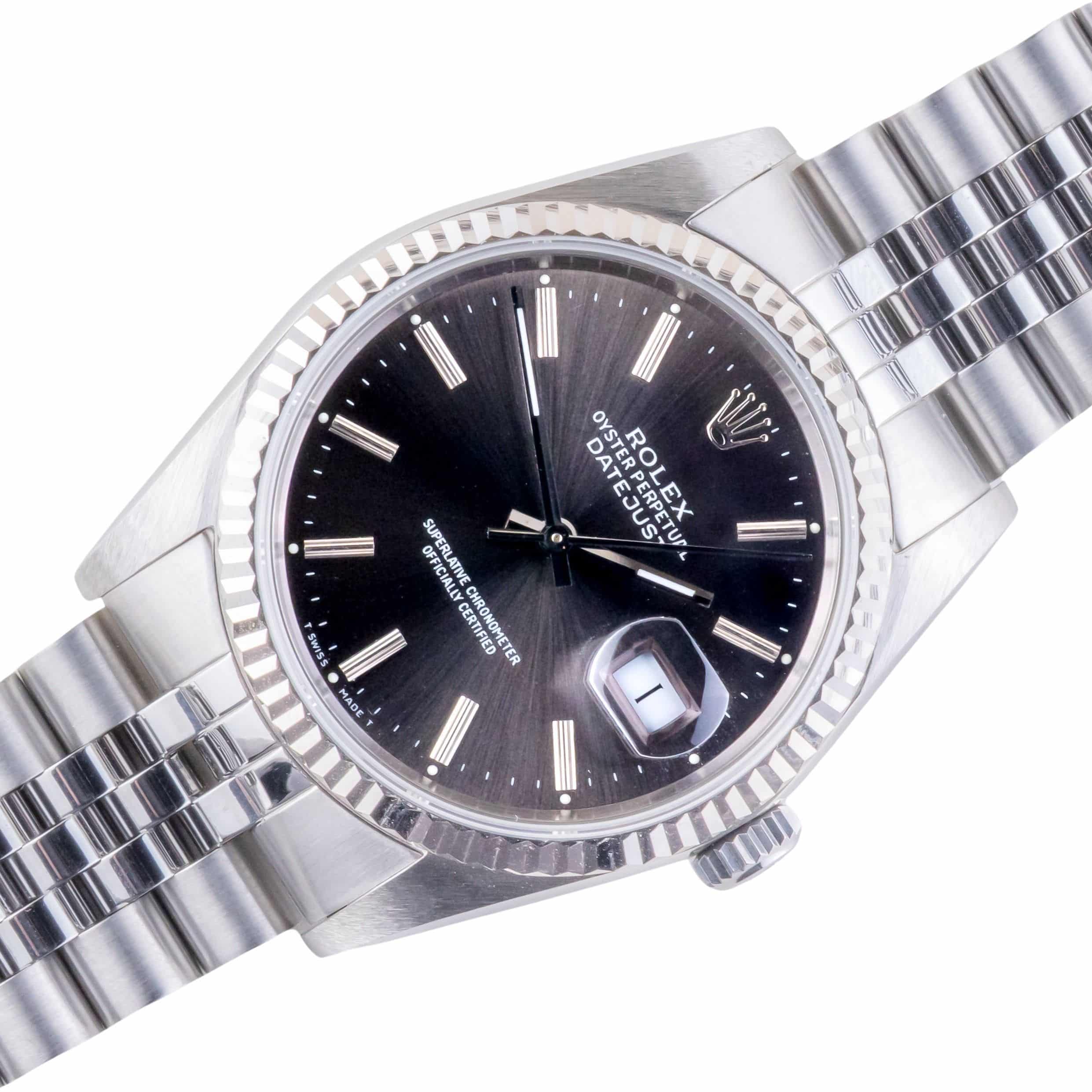 Rolex Oyster Perpetual Datejust Grey 16234 1988 (Vollständiger Satz) 1 rolex-datejust-16234-164