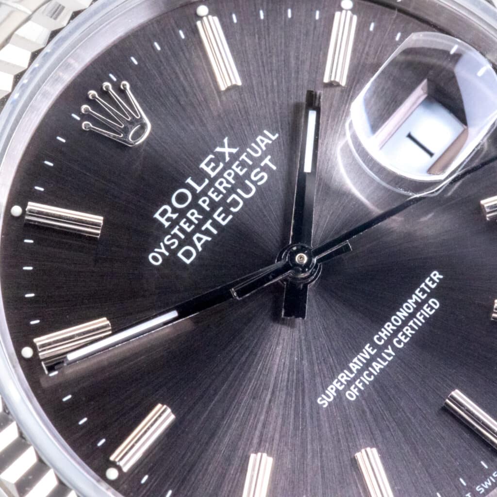 Alternative view of Rolex Oyster Perpetual Datejust Grey 16234 1988 (Vollständiger Satz)